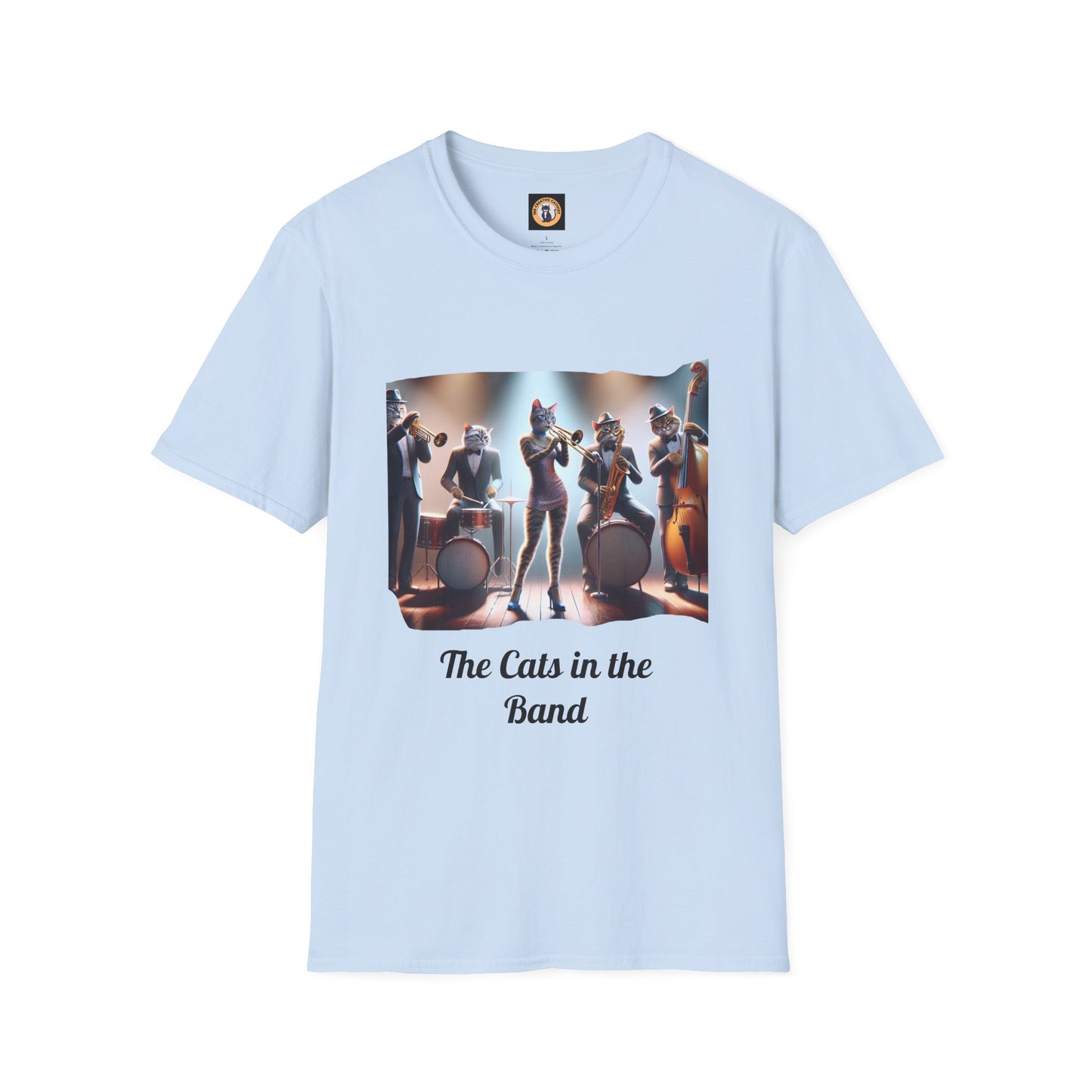 The Cats in the Band Unisex Softstyle T-Shirt - Casual Comfort for Everyday Wear