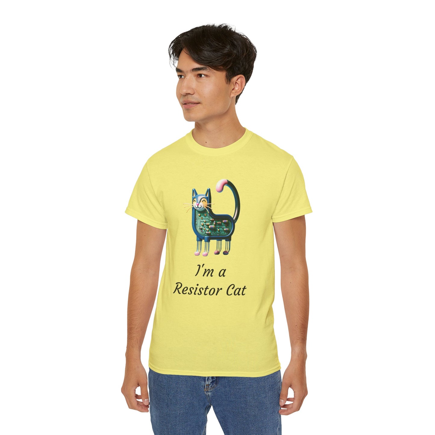 Activist "I'm a Resistor" Cat Unisex Ultra Cotton Tee