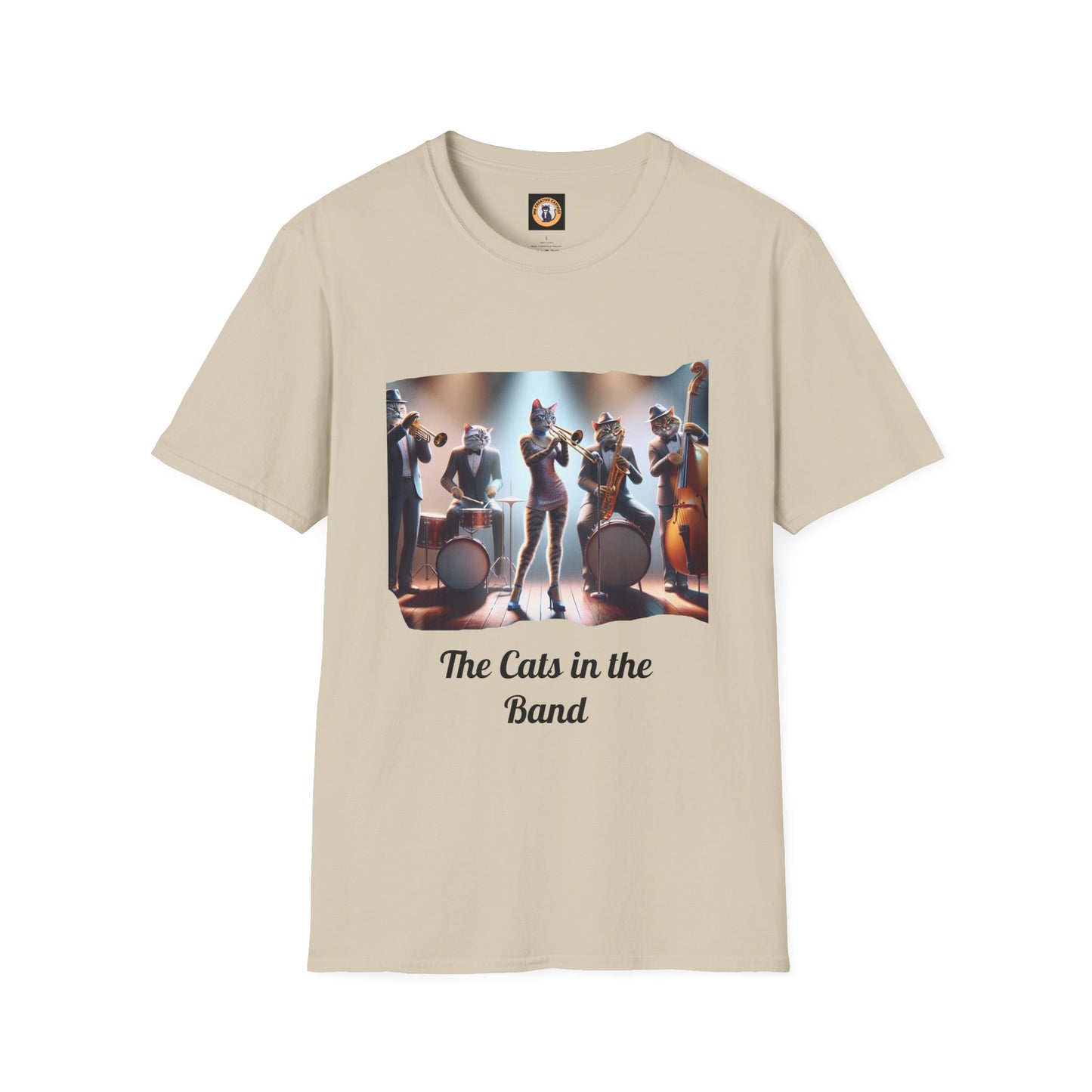 The Cats in the Band Unisex Softstyle T-Shirt - Casual Comfort for Everyday Wear