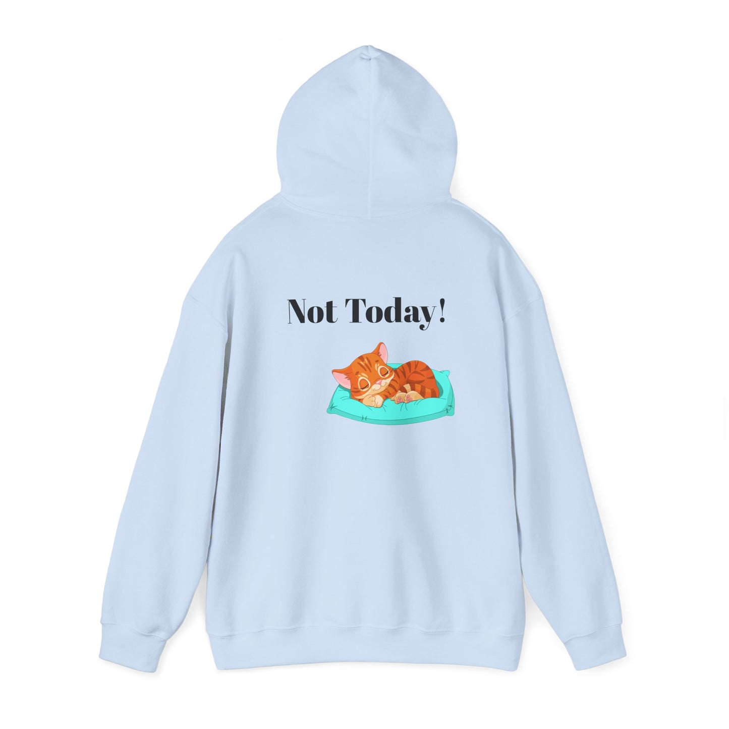 Funny Cat Hoodie - 'You Gotta Be Kitten Me!' & 'Not Today!' Lazy Day Wear