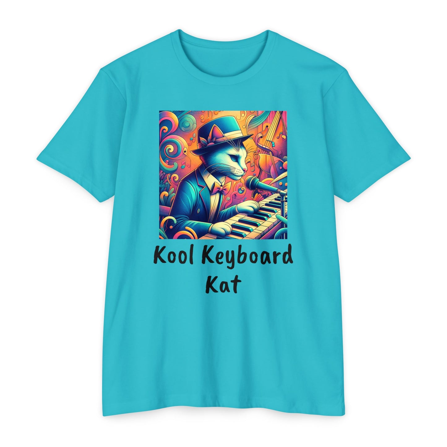 Kool Keyboard Kat Unisex CVC Jersey T-shirt