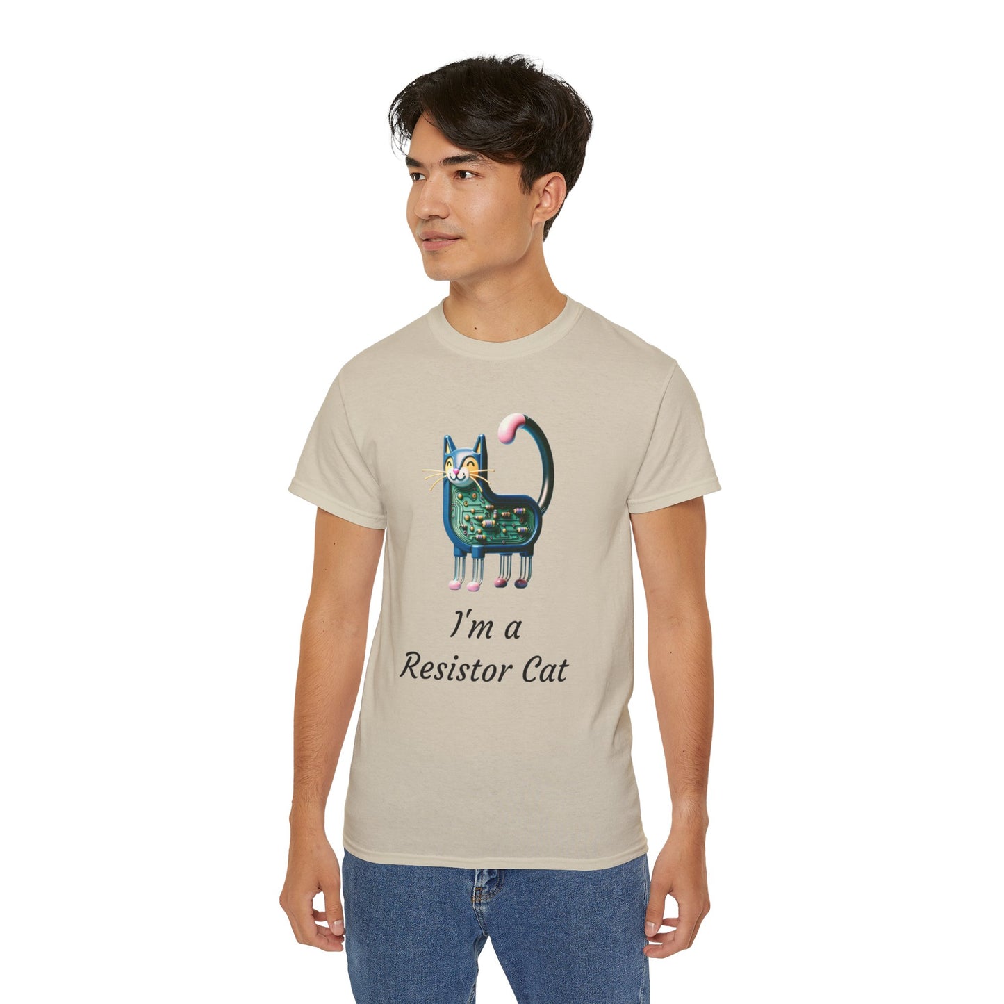 Activist "I'm a Resistor" Cat Unisex Ultra Cotton Tee