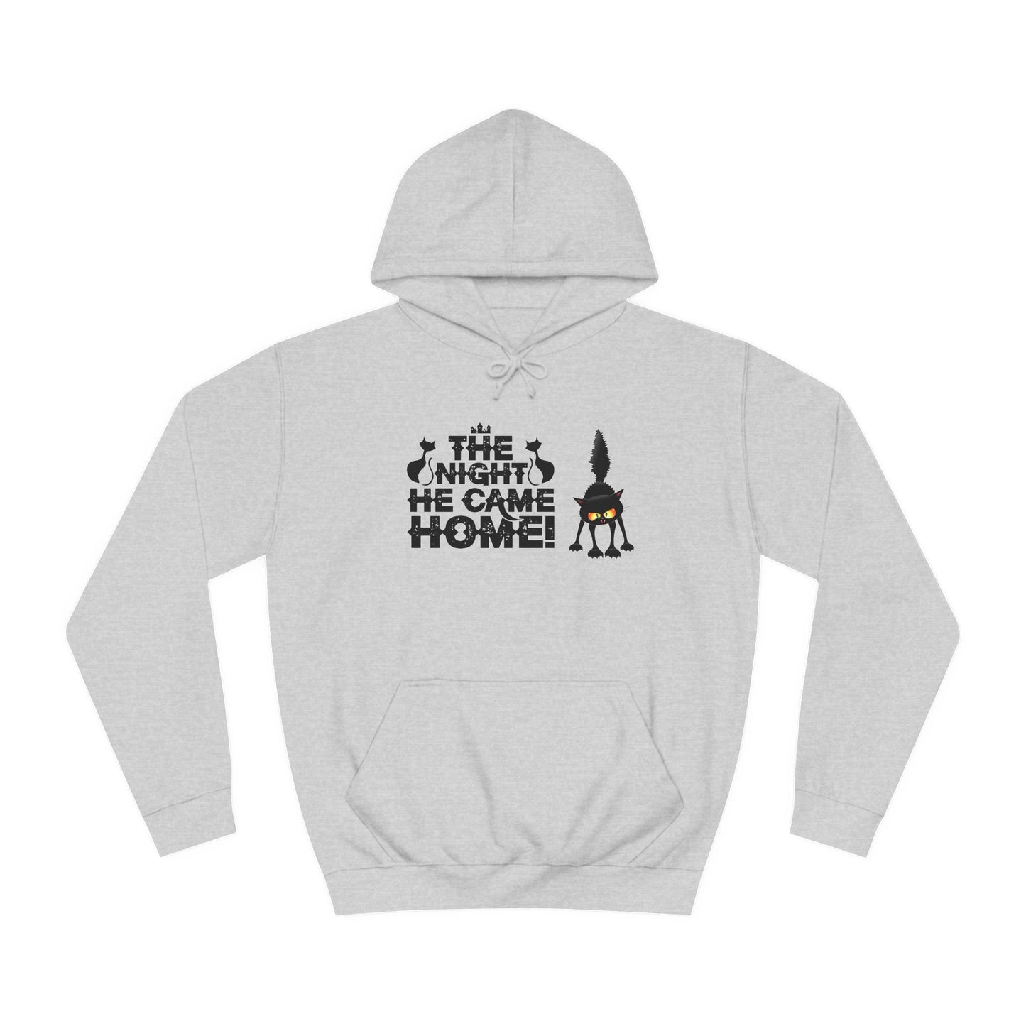 Halloween Black Cat Hoodie - The Night He Came Home