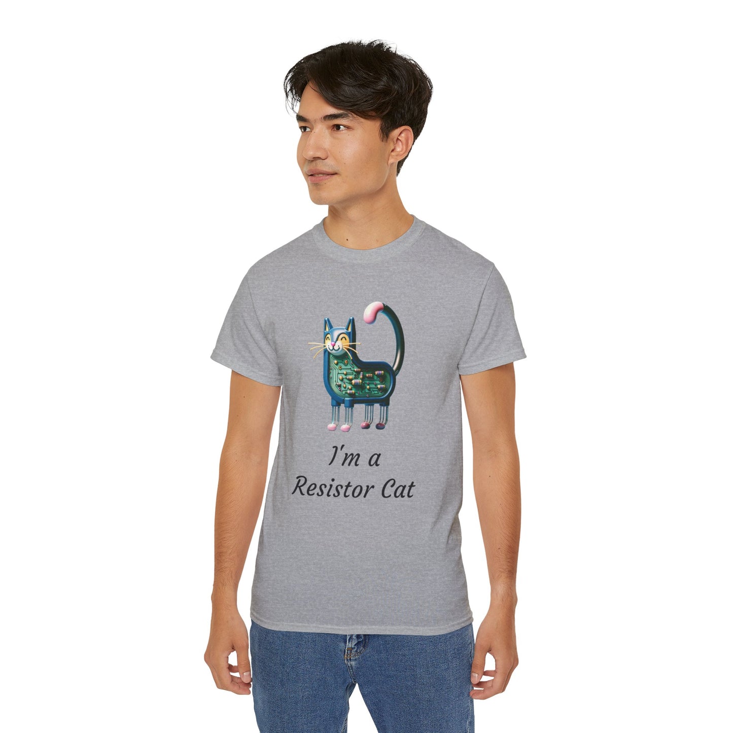 Activist "I'm a Resistor" Cat Unisex Ultra Cotton Tee