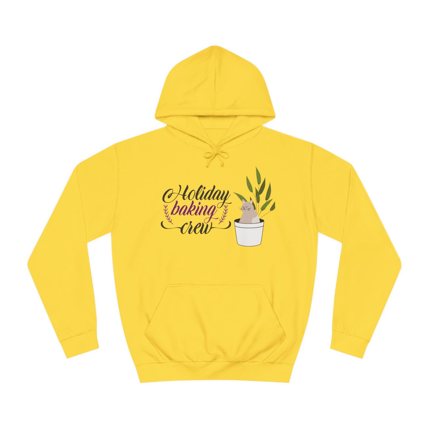 Cat Themed Holiday Baking Crew Hoodie