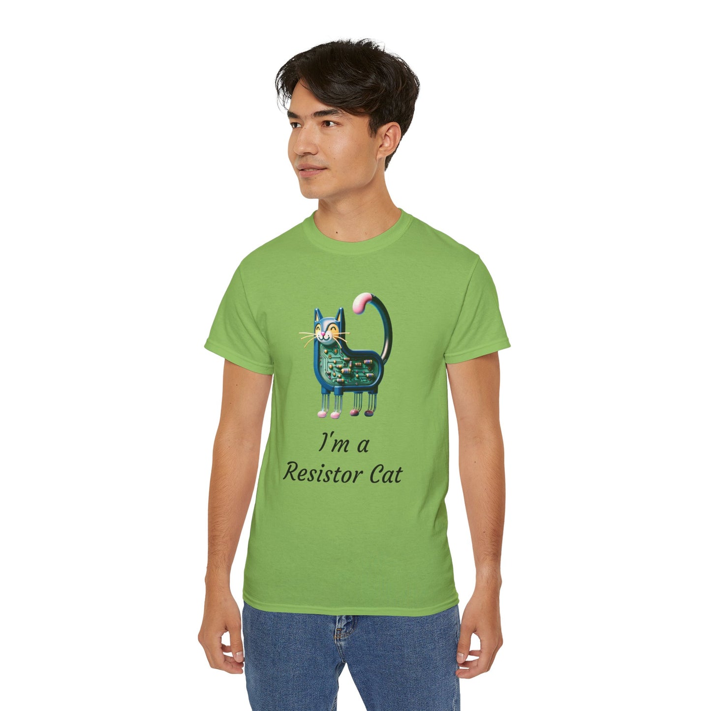 Activist "I'm a Resistor" Cat Unisex Ultra Cotton Tee