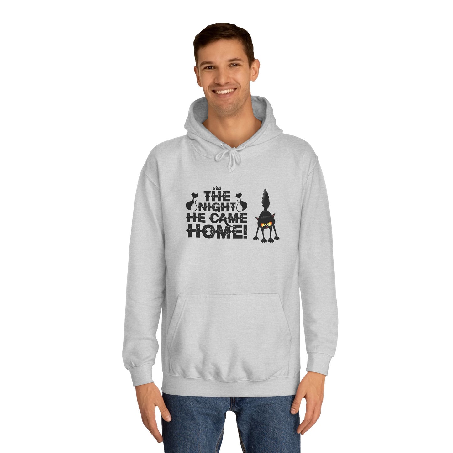 Halloween Black Cat Hoodie - The Night He Came Home