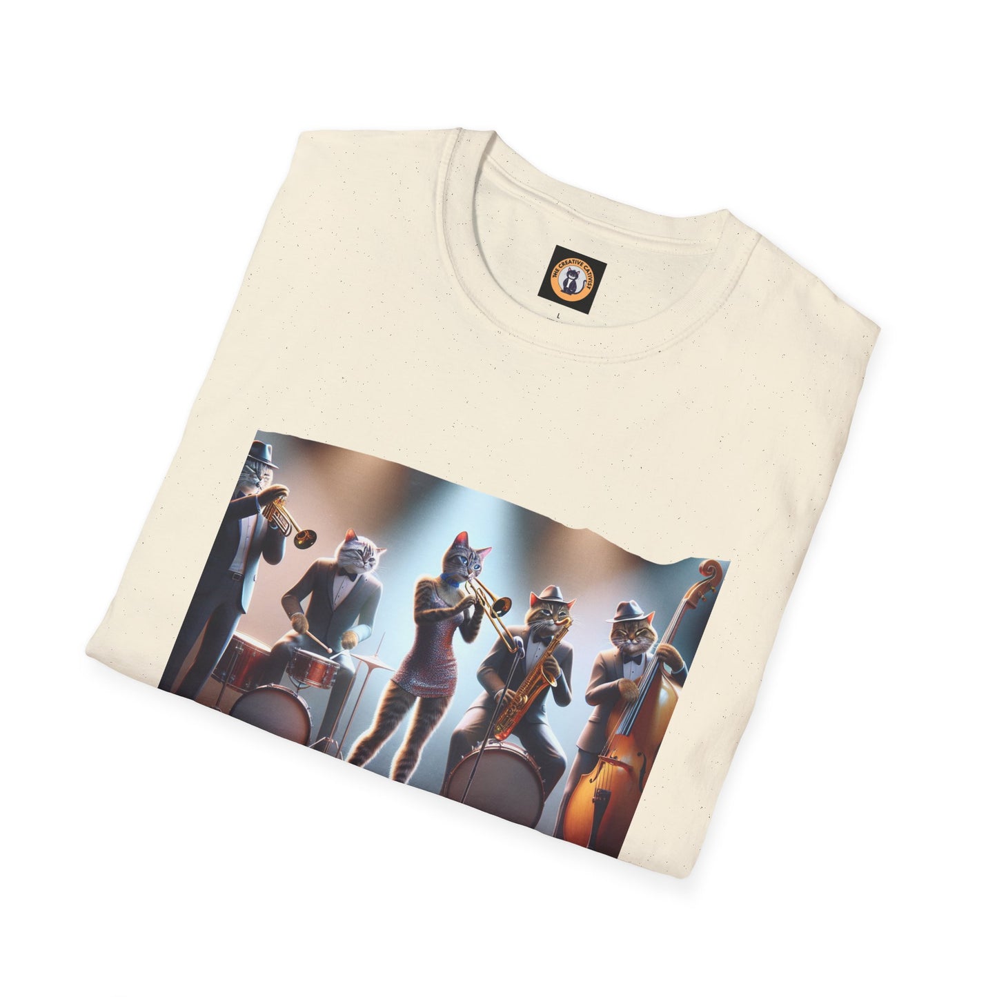 The Cats in the Band Unisex Softstyle T-Shirt - Casual Comfort for Everyday Wear