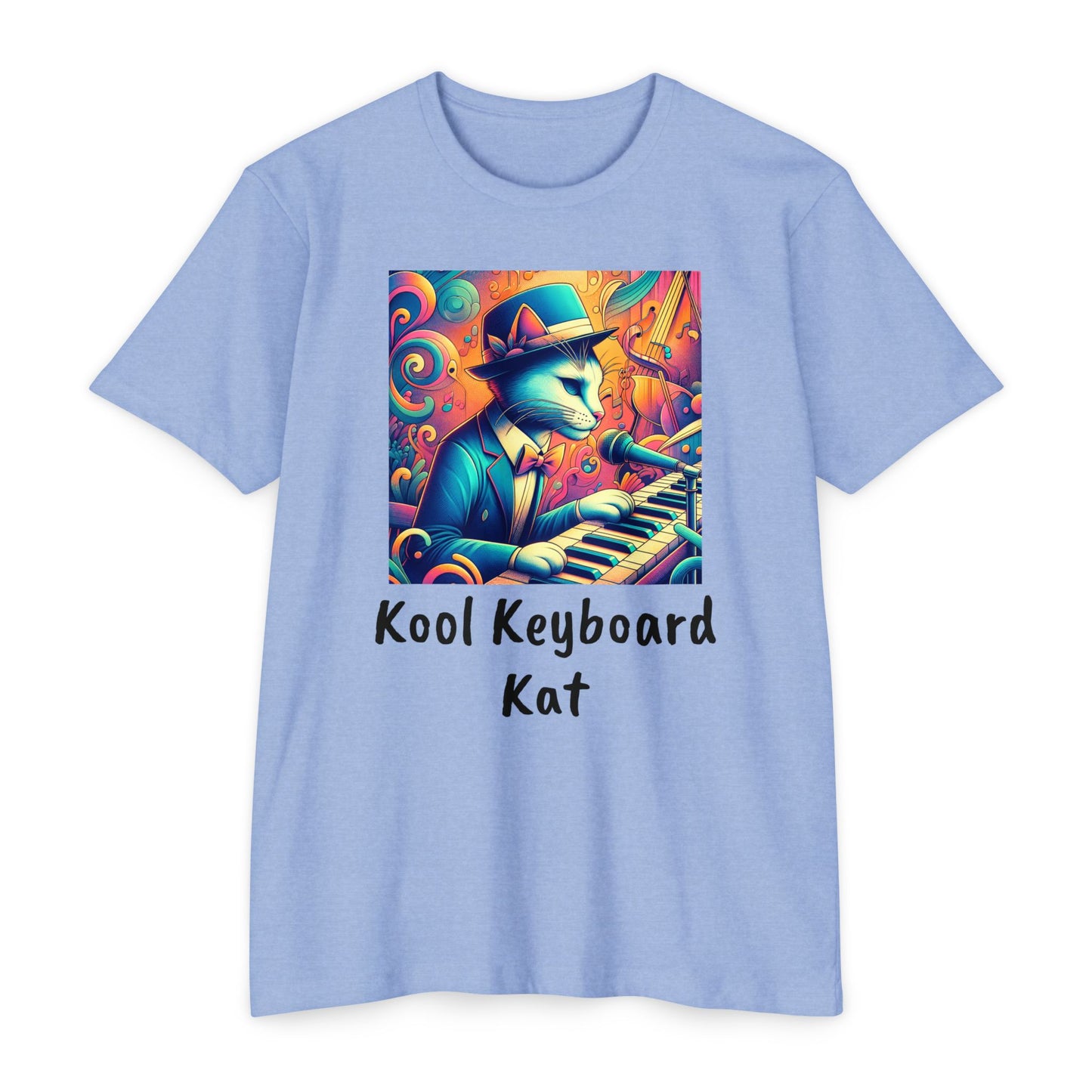 Kool Keyboard Kat Unisex CVC Jersey T-shirt