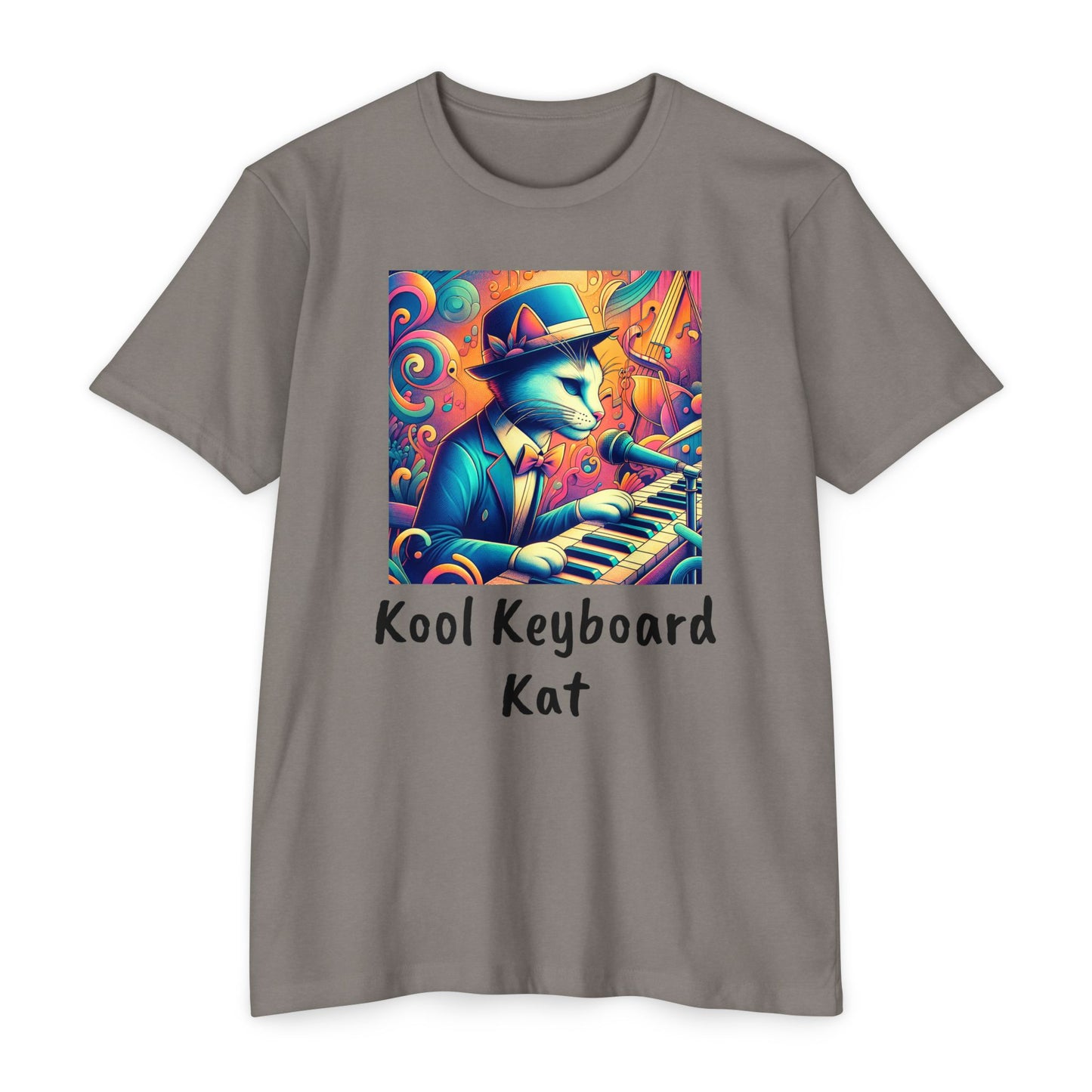 Kool Keyboard Kat Unisex CVC Jersey T-shirt