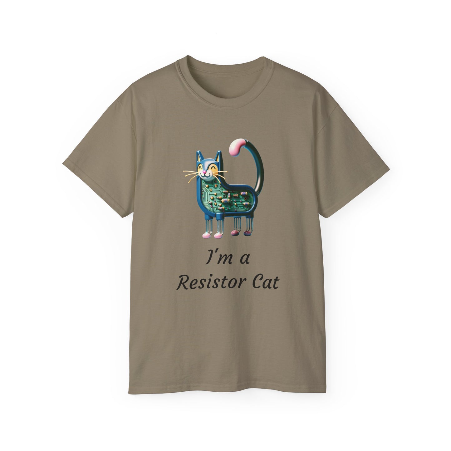 Activist "I'm a Resistor" Cat Unisex Ultra Cotton Tee