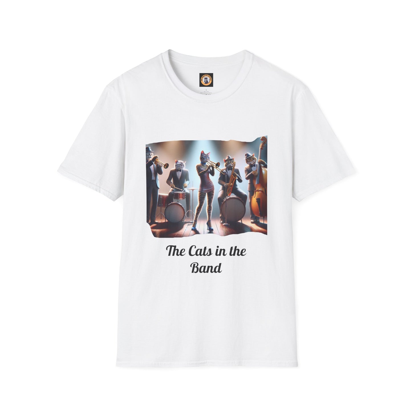 The Cats in the Band Unisex Softstyle T-Shirt - Casual Comfort for Everyday Wear