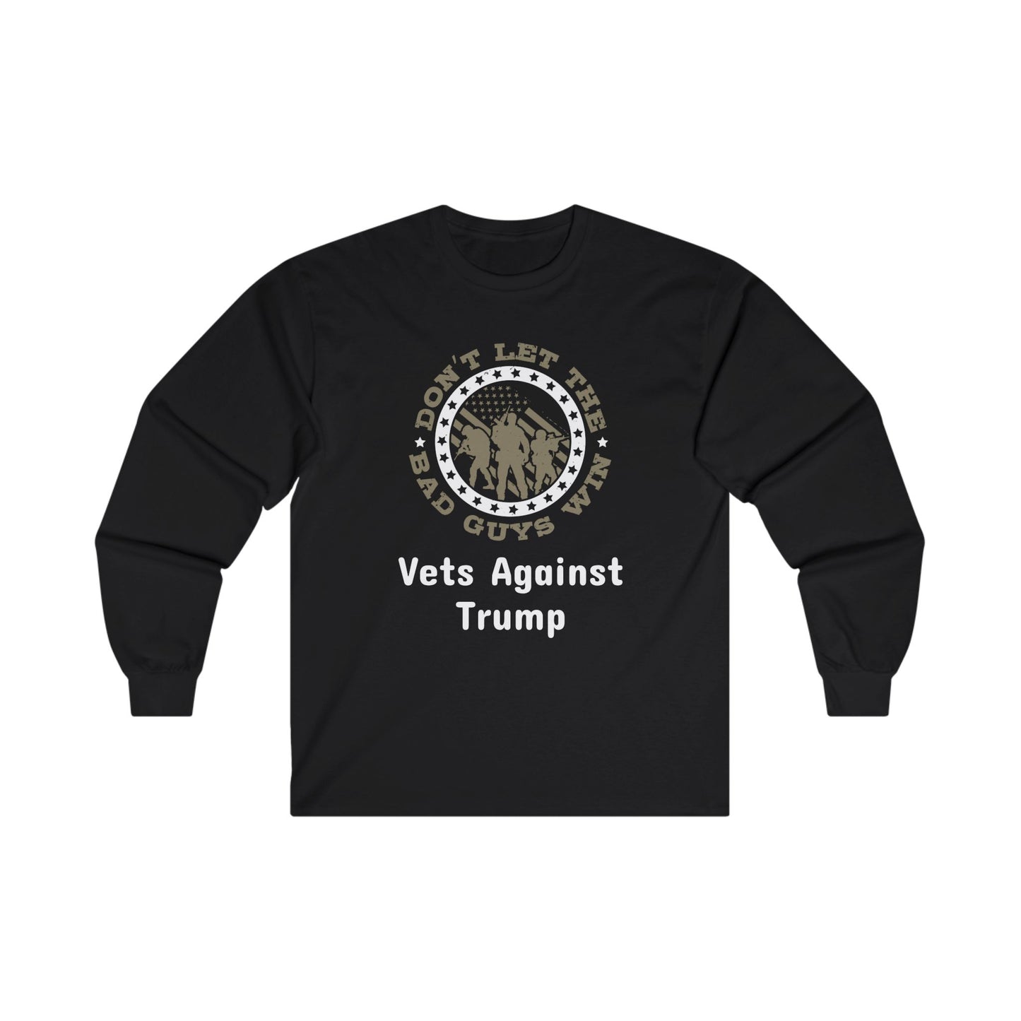 Political Activist Long Sleeve Tee - Vets Against Trump