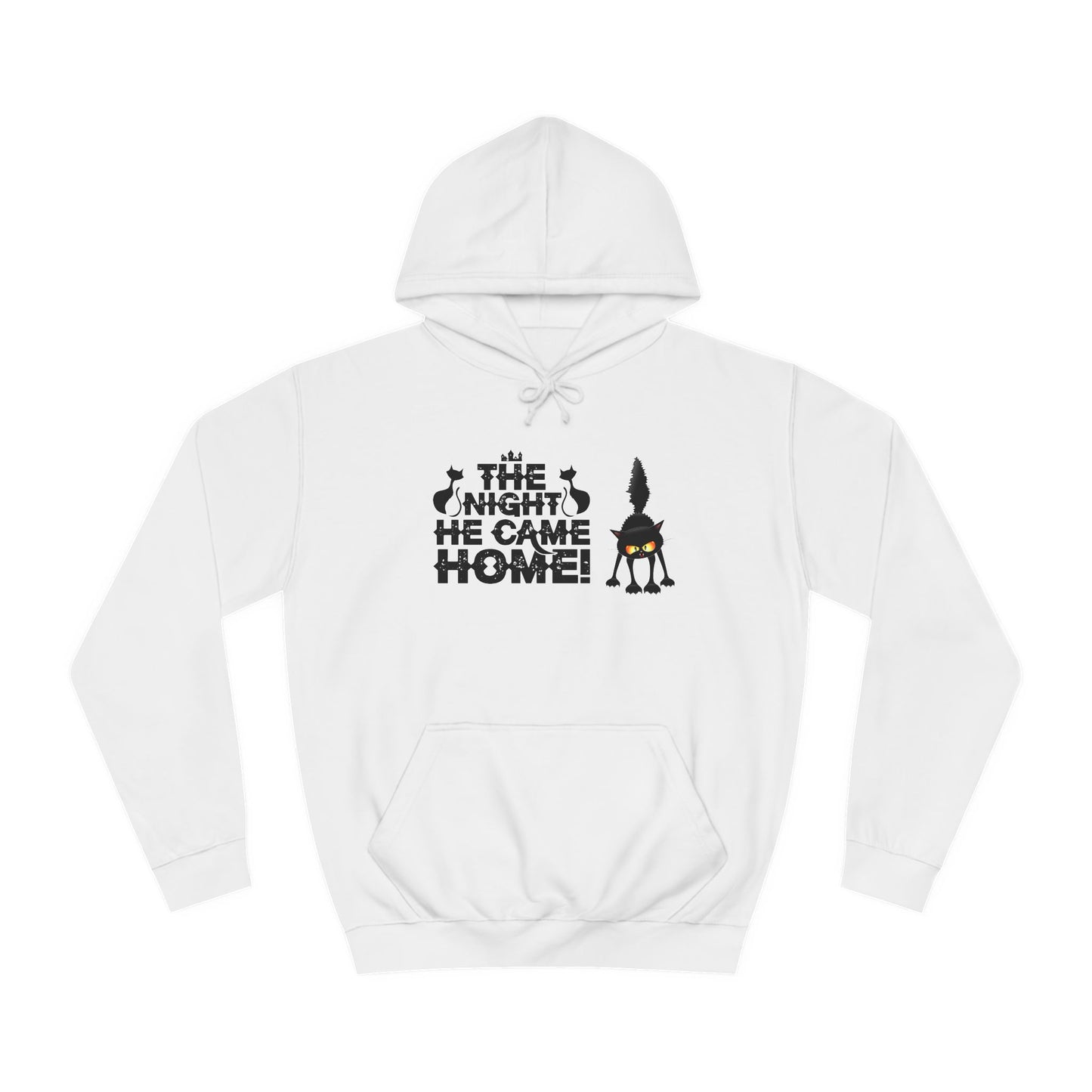 Halloween Black Cat Hoodie - The Night He Came Home