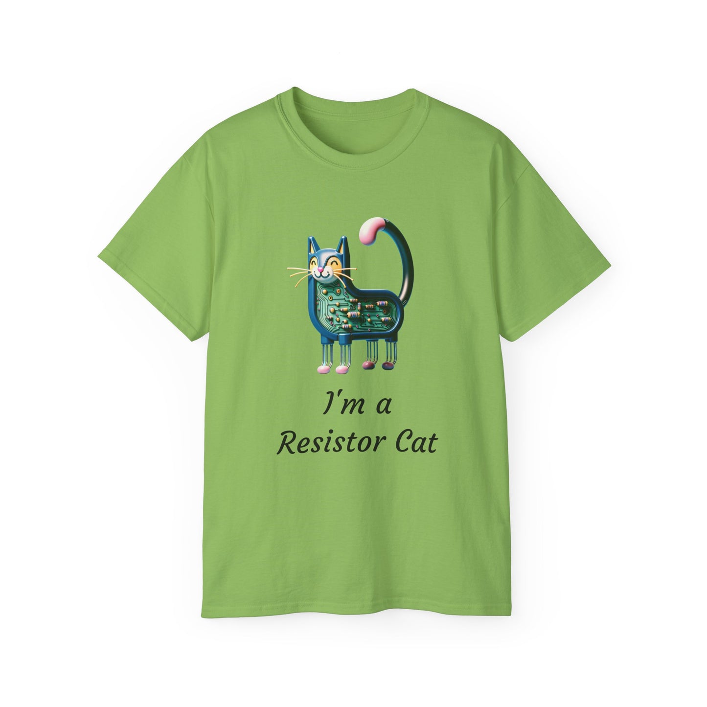 Activist "I'm a Resistor" Cat Unisex Ultra Cotton Tee