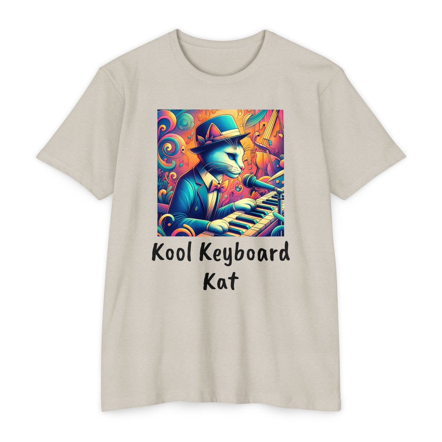 Kool Keyboard Kat Unisex CVC Jersey T-shirt