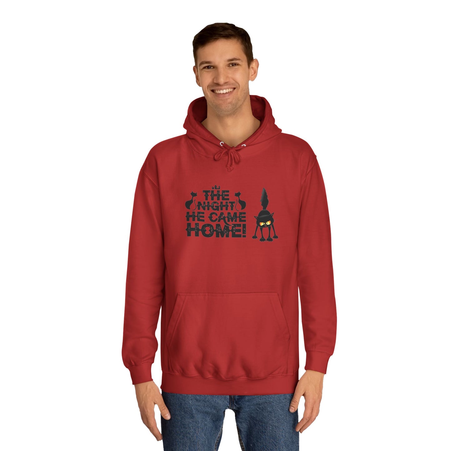 Halloween Black Cat Hoodie - The Night He Came Home