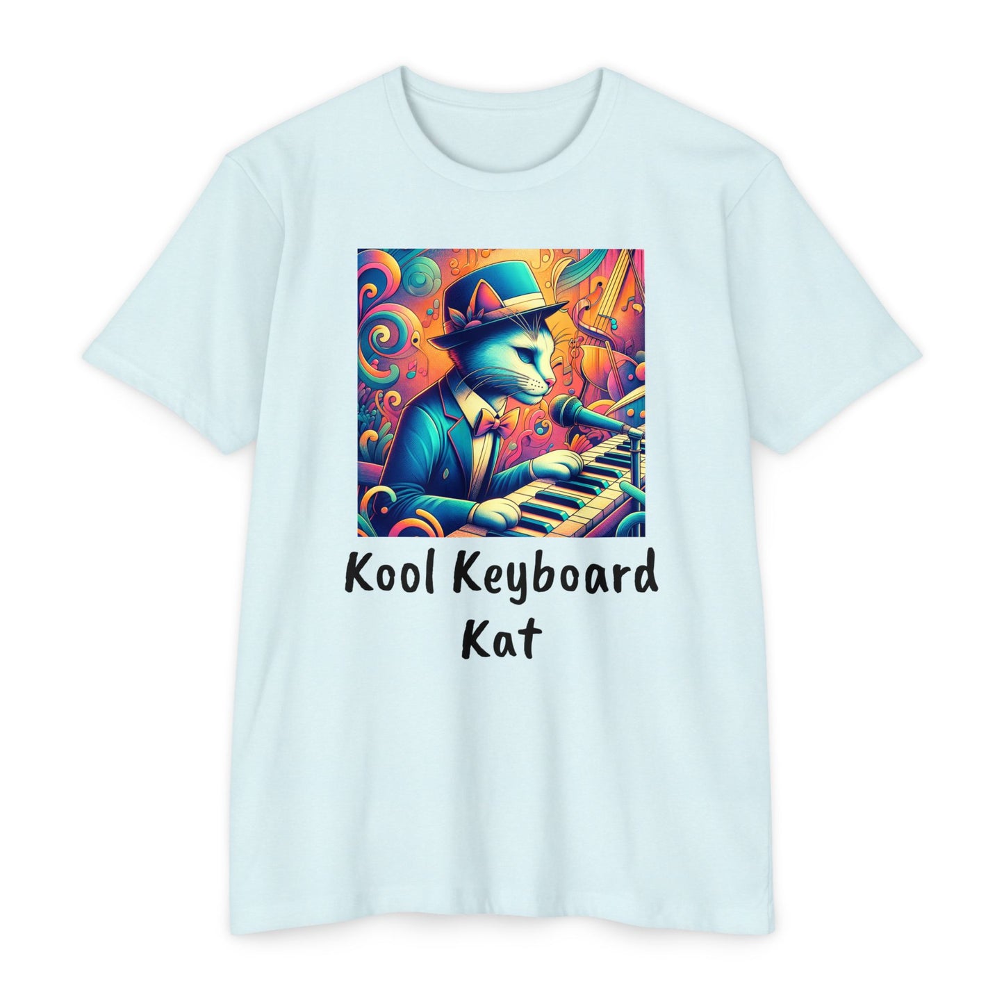 Kool Keyboard Kat Unisex CVC Jersey T-shirt