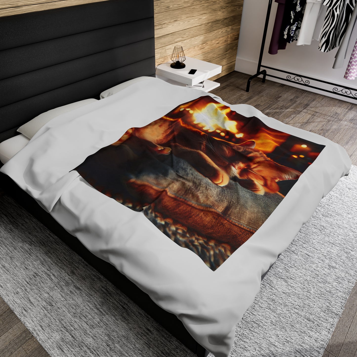 Cozy Cat Plush Blanket – Perfect for Cat Lovers & Home Decor