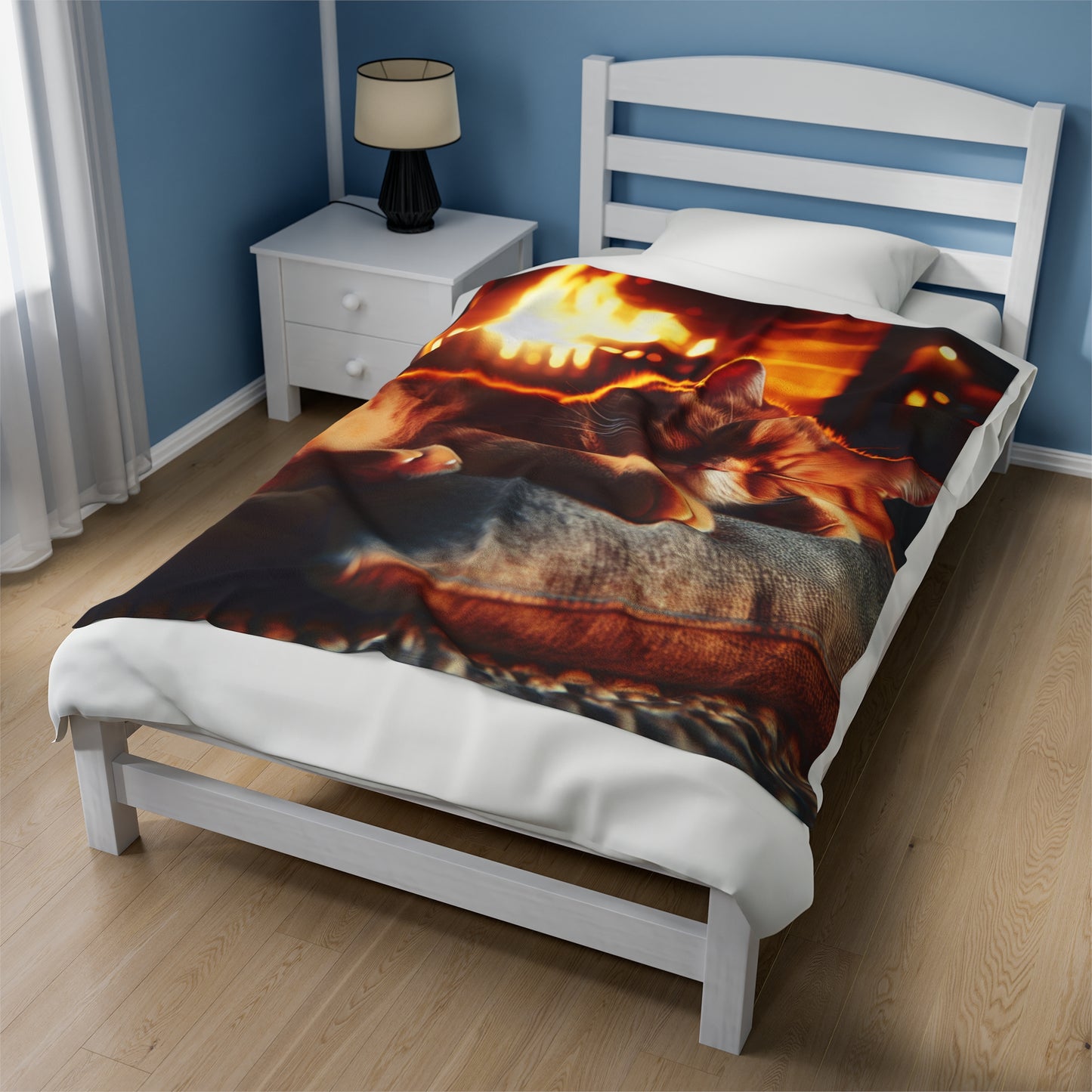 Cozy Cat Plush Blanket – Perfect for Cat Lovers & Home Decor