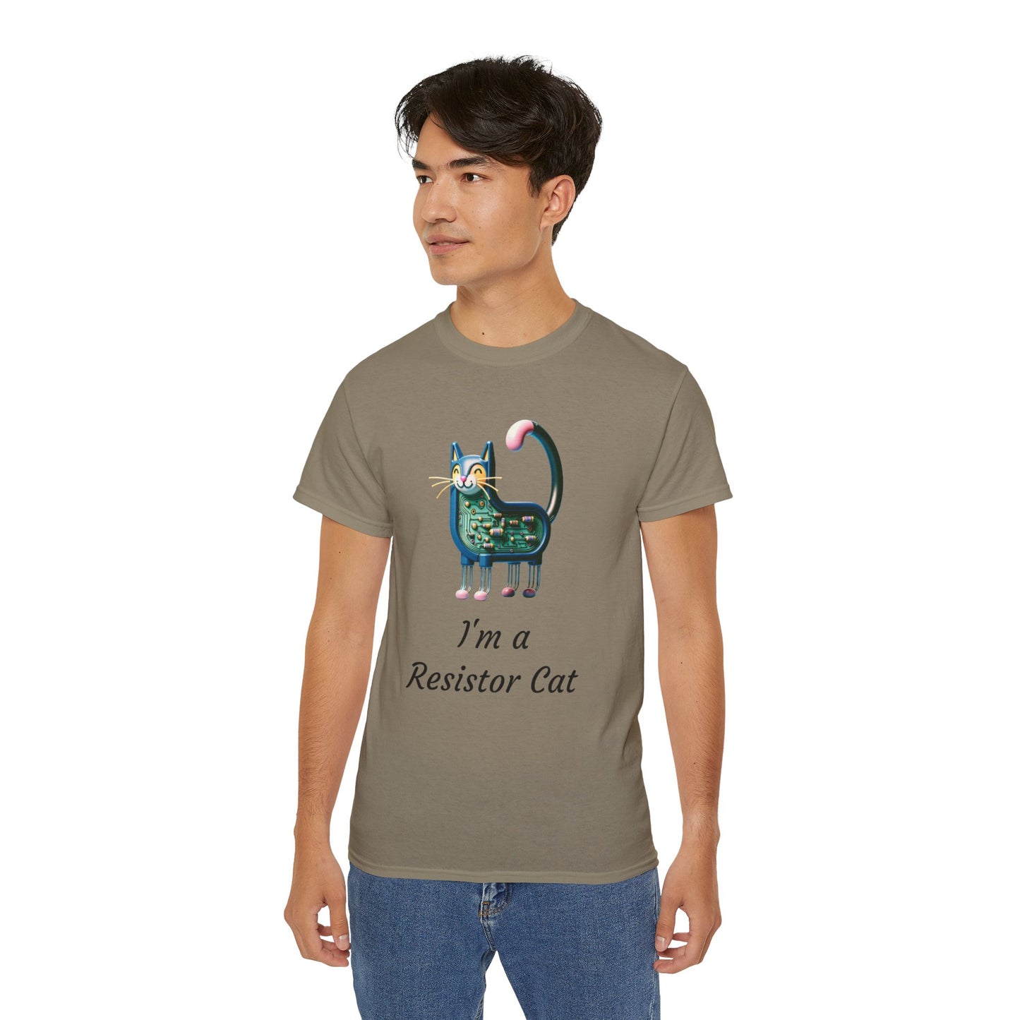 Activist "I'm a Resistor" Cat Unisex Ultra Cotton Tee