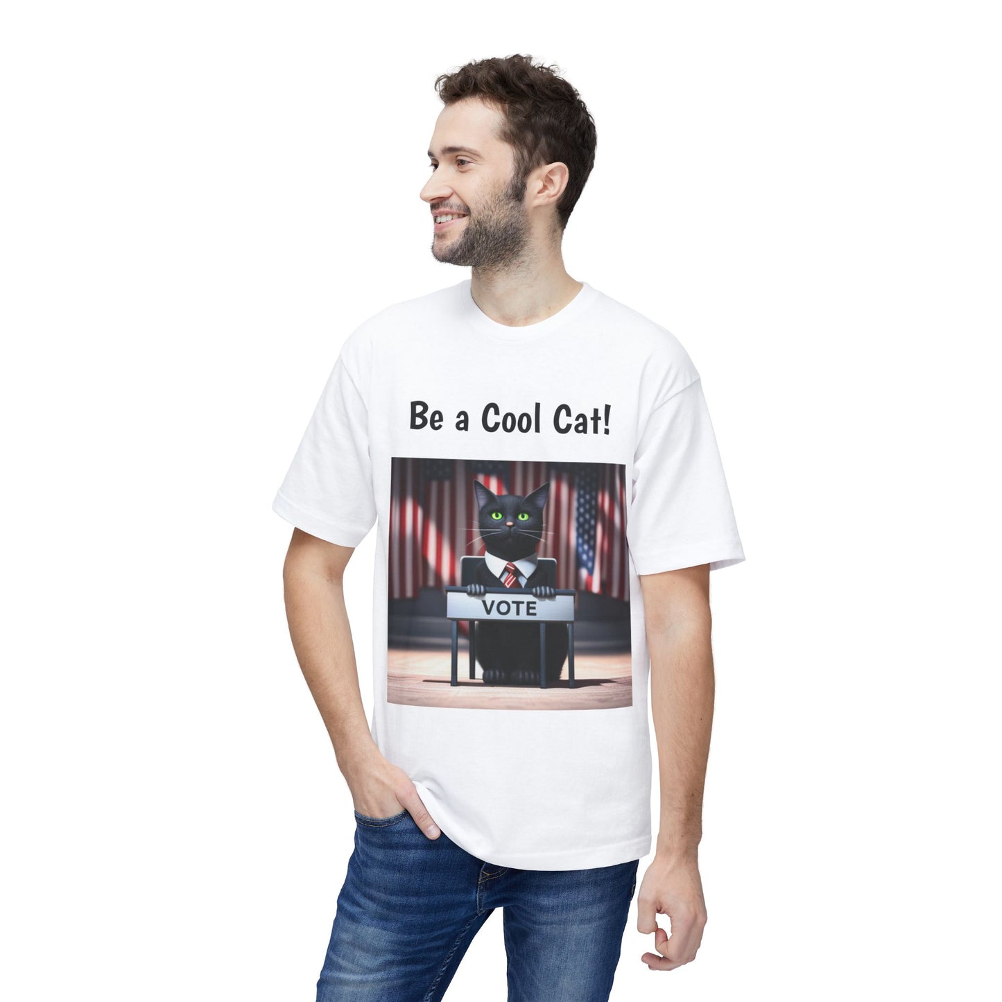 Cool Cat Vote T-shirt