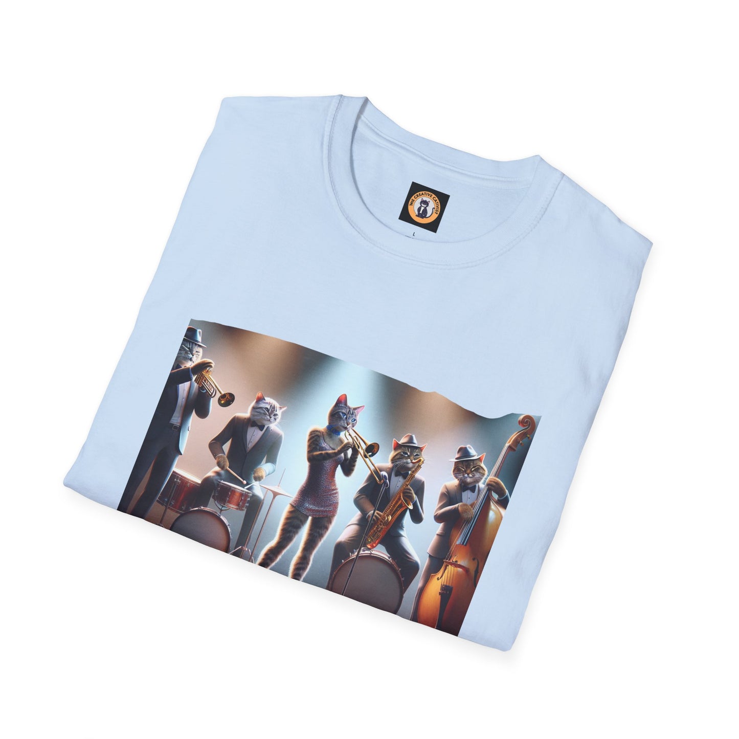 The Cats in the Band Unisex Softstyle T-Shirt - Casual Comfort for Everyday Wear