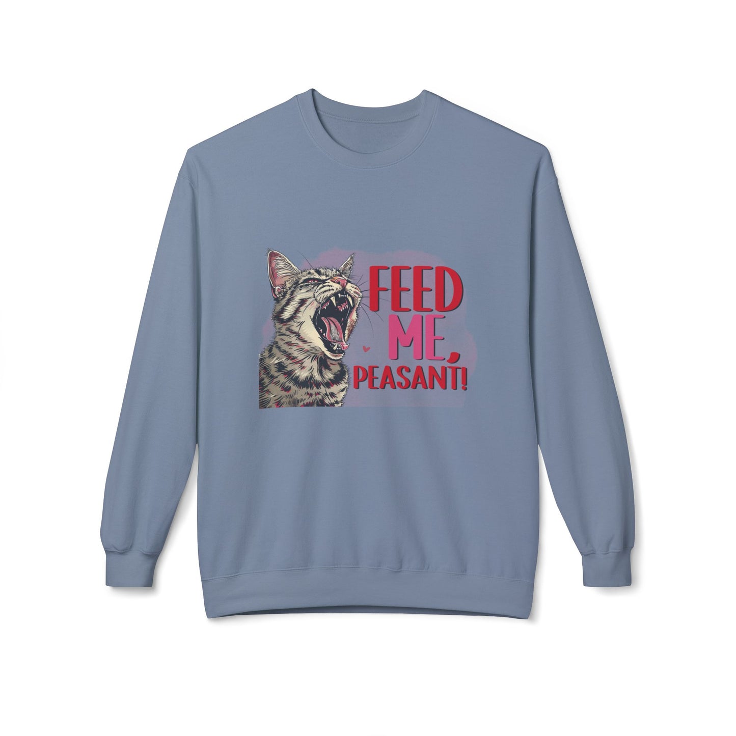 Cat Lover Sweatshirt - Feed Me Cat Shirt