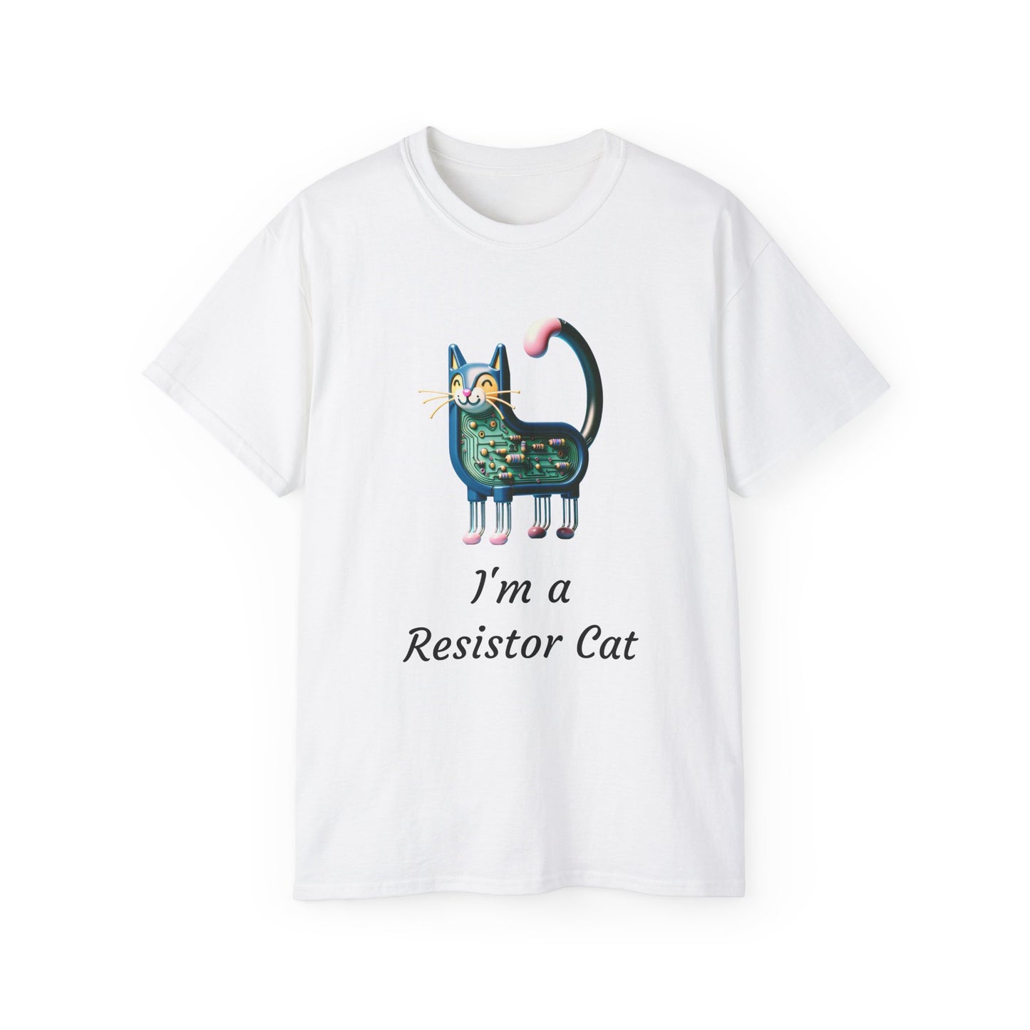 Activist "I'm a Resistor" Cat Unisex Ultra Cotton Tee