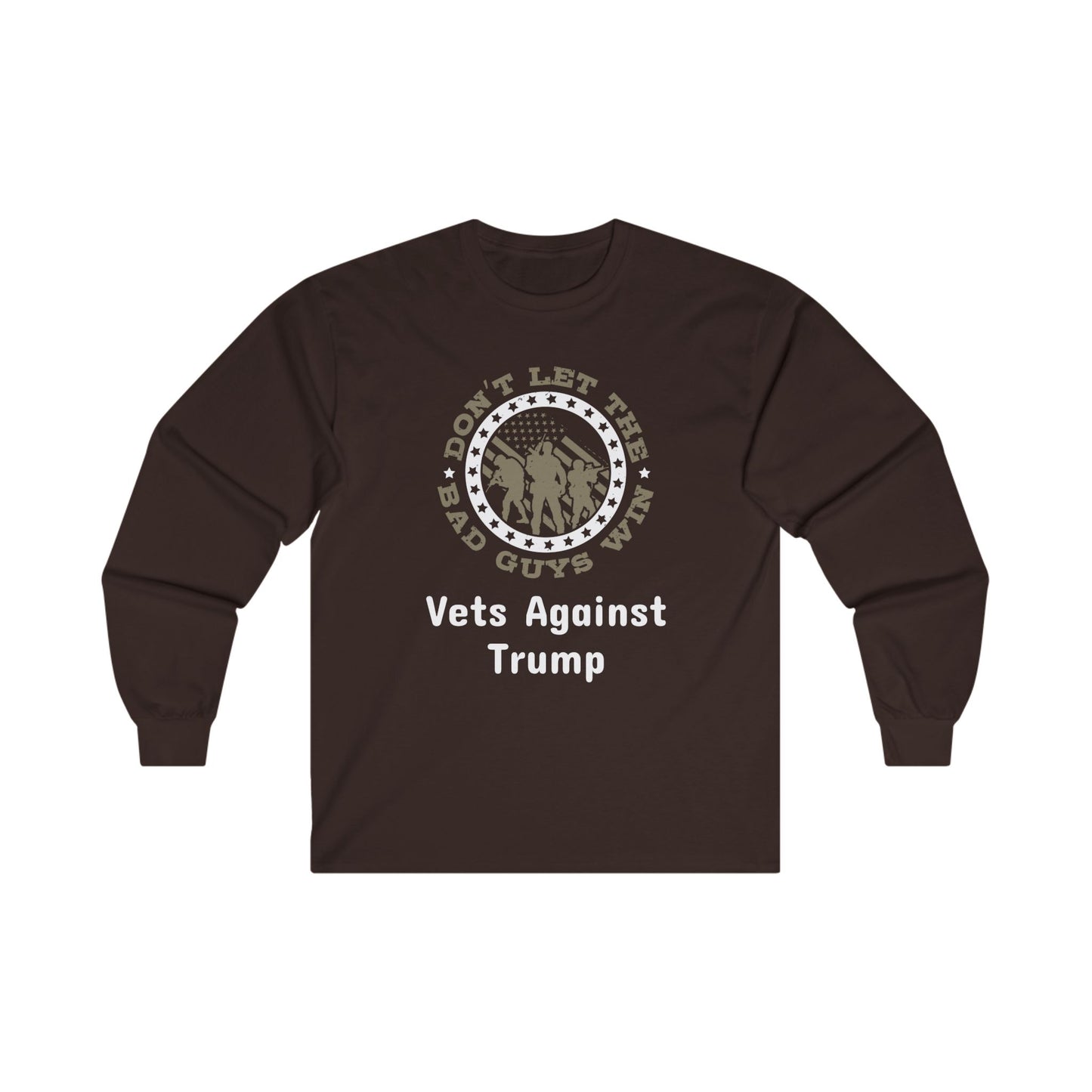 Political Activist Long Sleeve Tee - Vets Against Trump