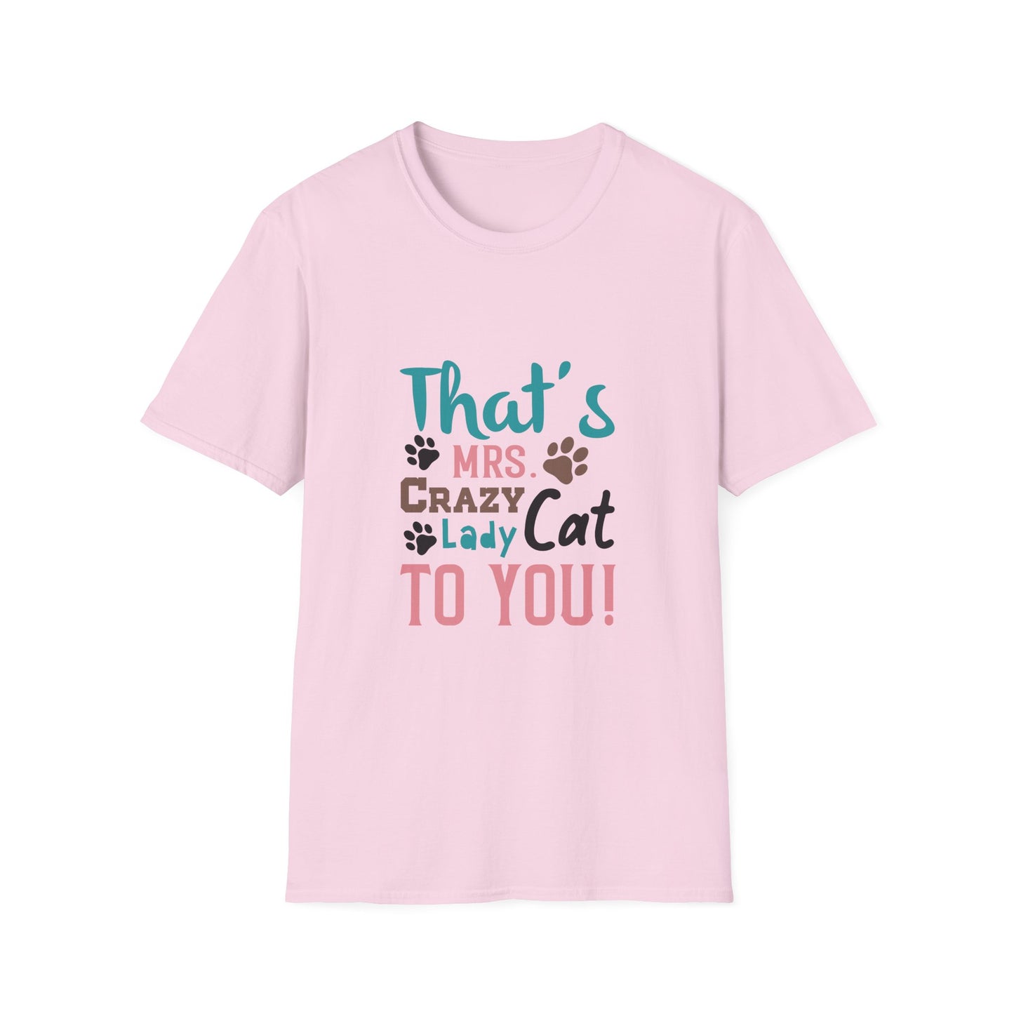 That's Mrs. Crazy Cat Lady Unisex T-Shirt | Cute Cat Lover Apparel