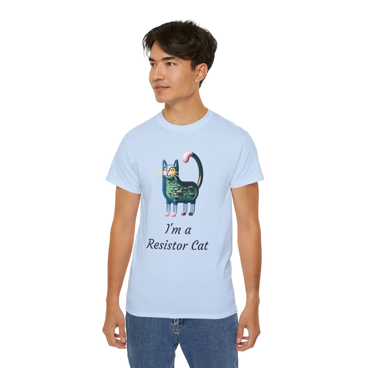 Activist "I'm a Resistor" Cat Unisex Ultra Cotton Tee
