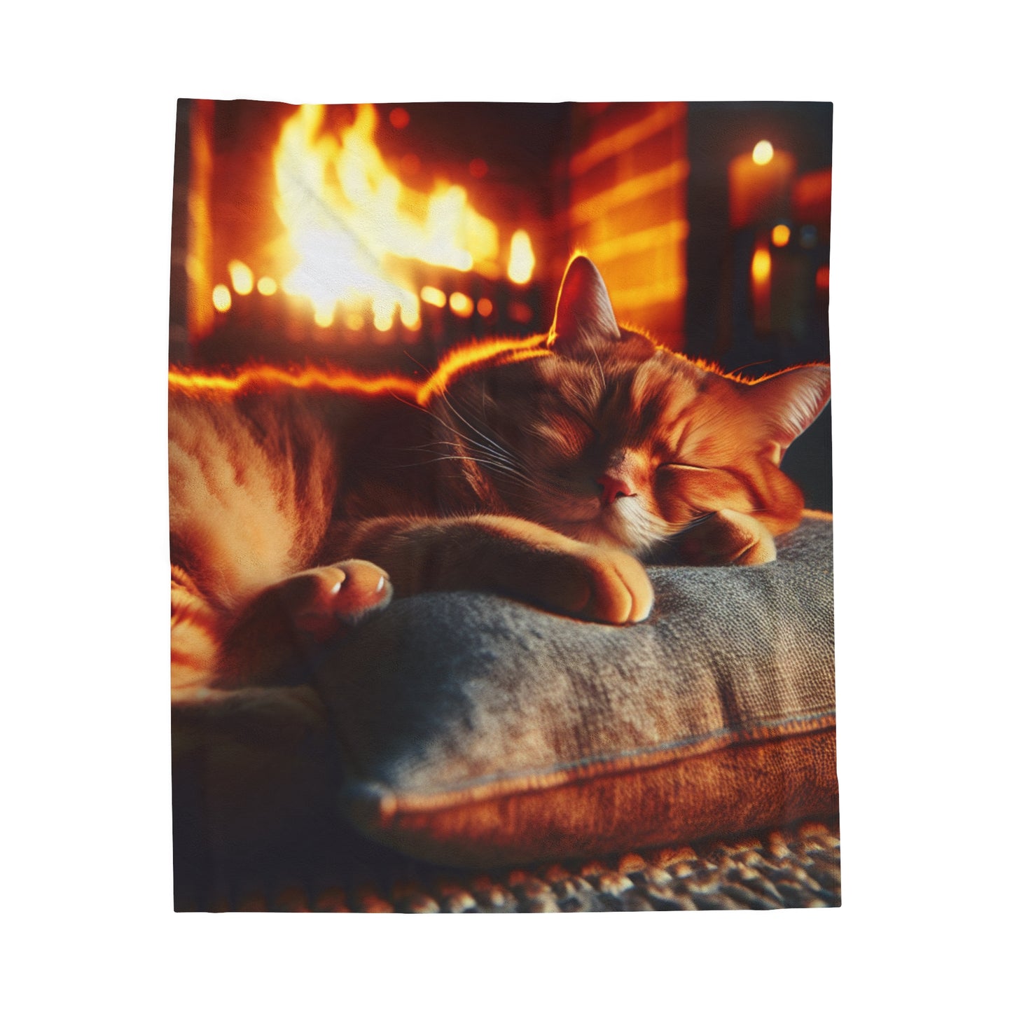 Cozy Cat Plush Blanket – Perfect for Cat Lovers & Home Decor