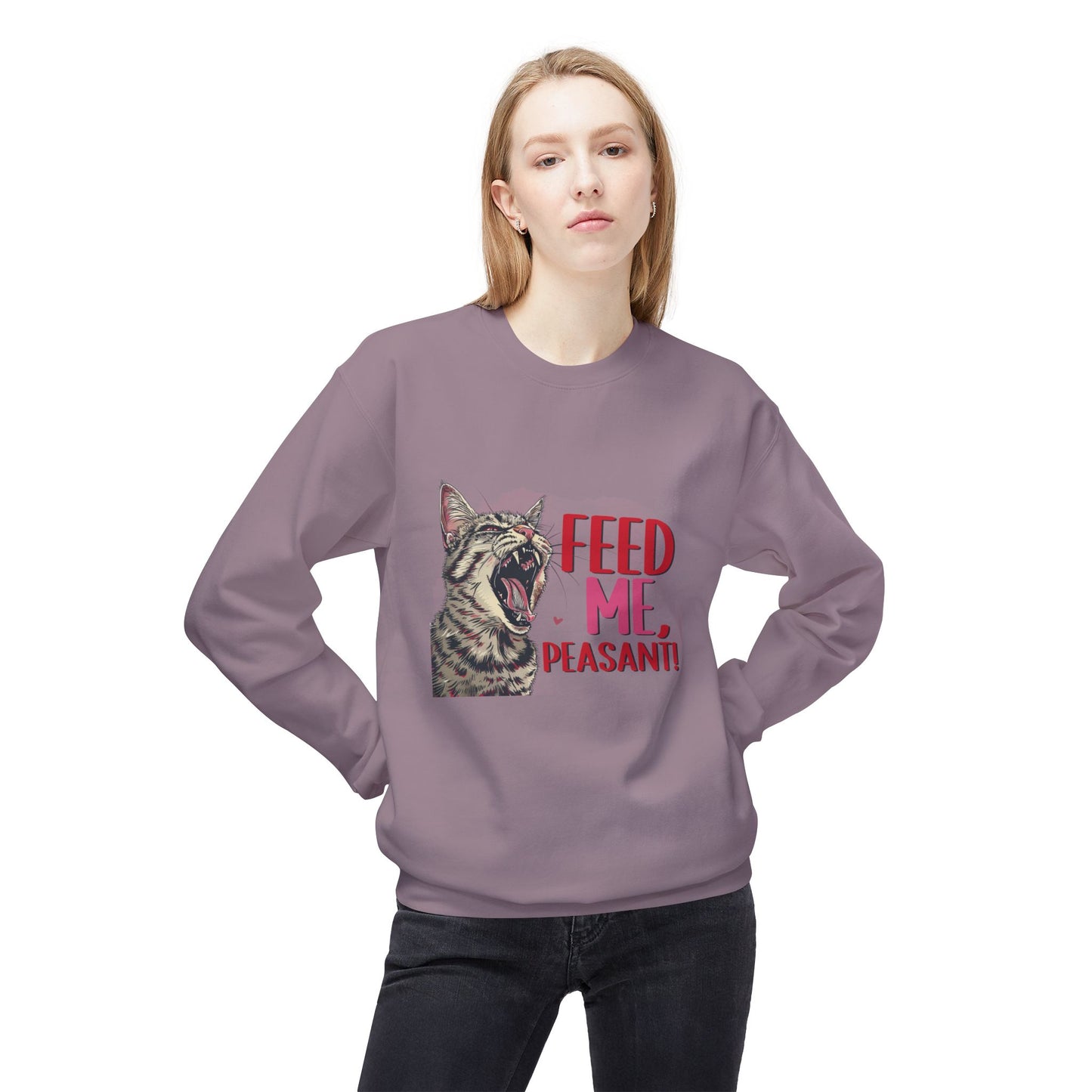 Cat Lover Sweatshirt - Feed Me Cat Shirt