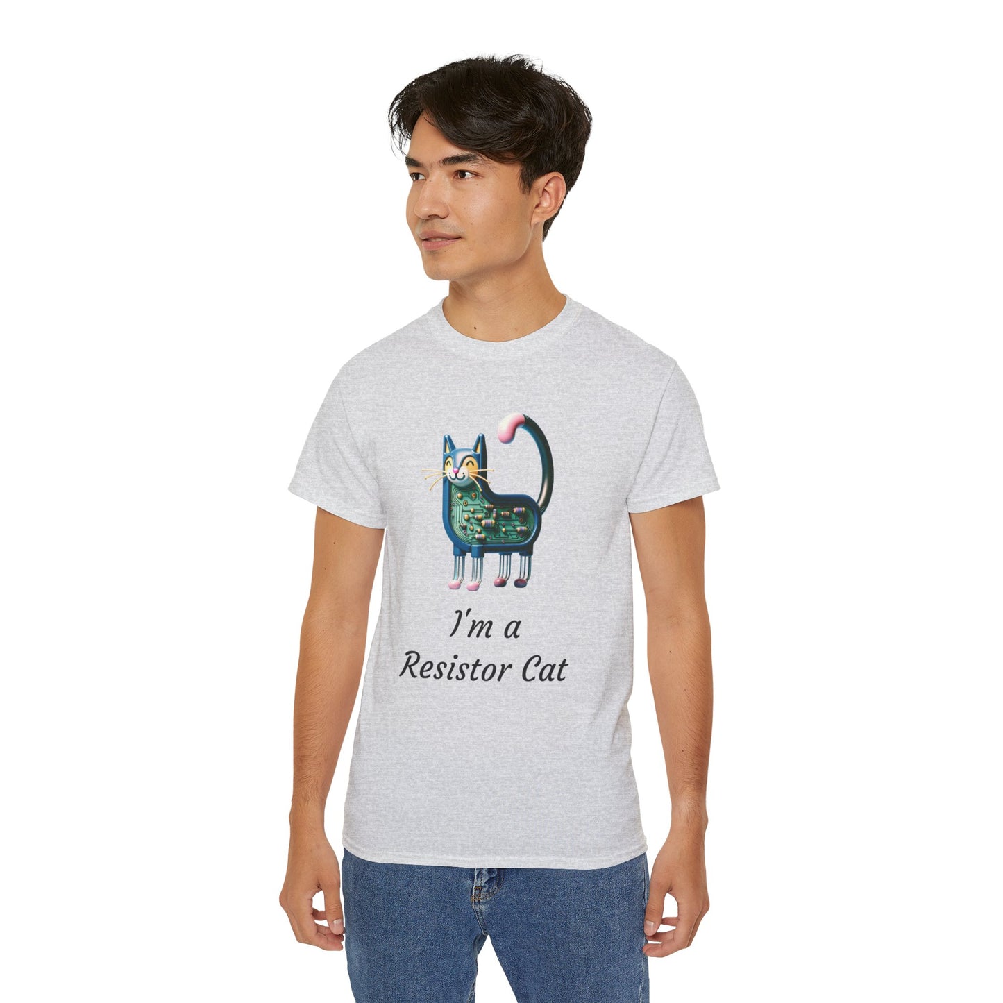 Activist "I'm a Resistor" Cat Unisex Ultra Cotton Tee