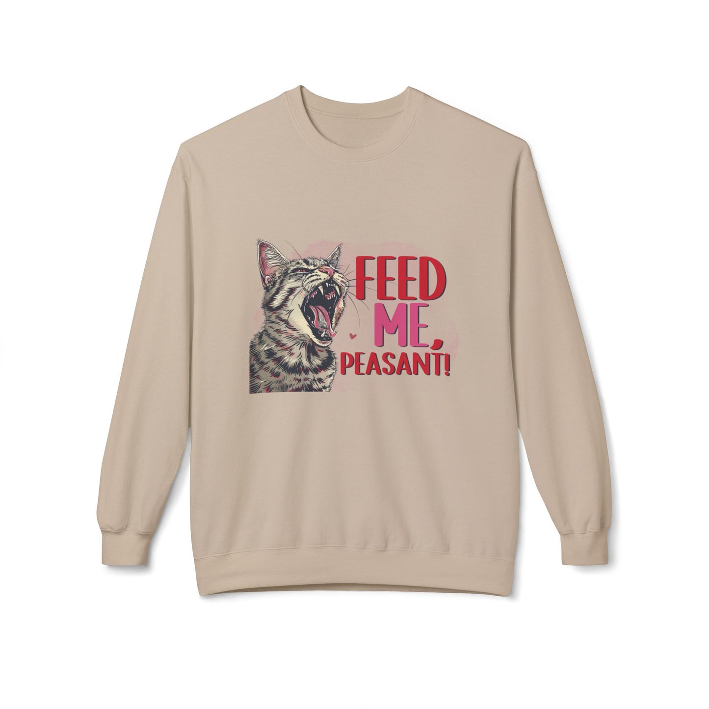 Cat Lover Sweatshirt - Feed Me Cat Shirt