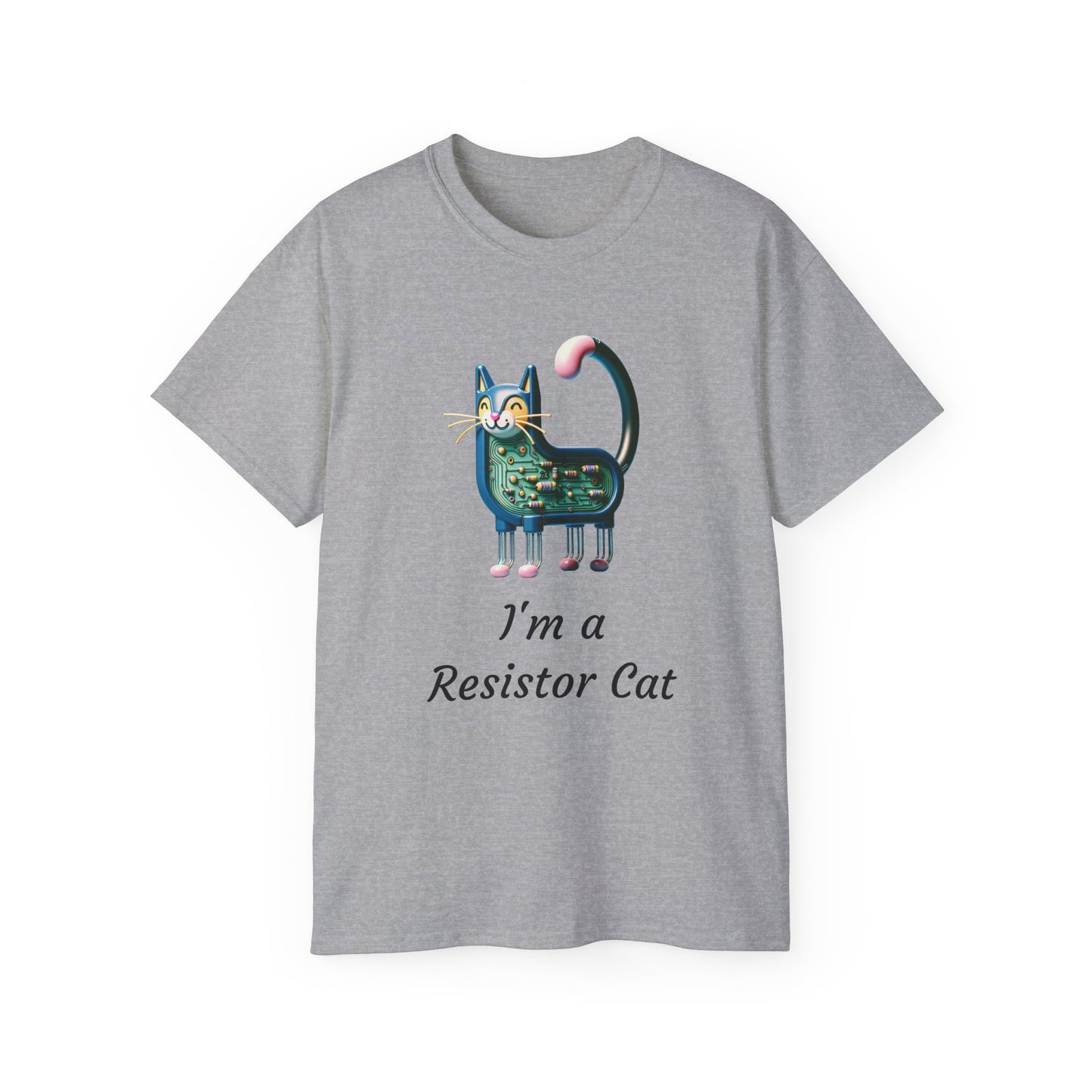 Activist "I'm a Resistor" Cat Unisex Ultra Cotton Tee
