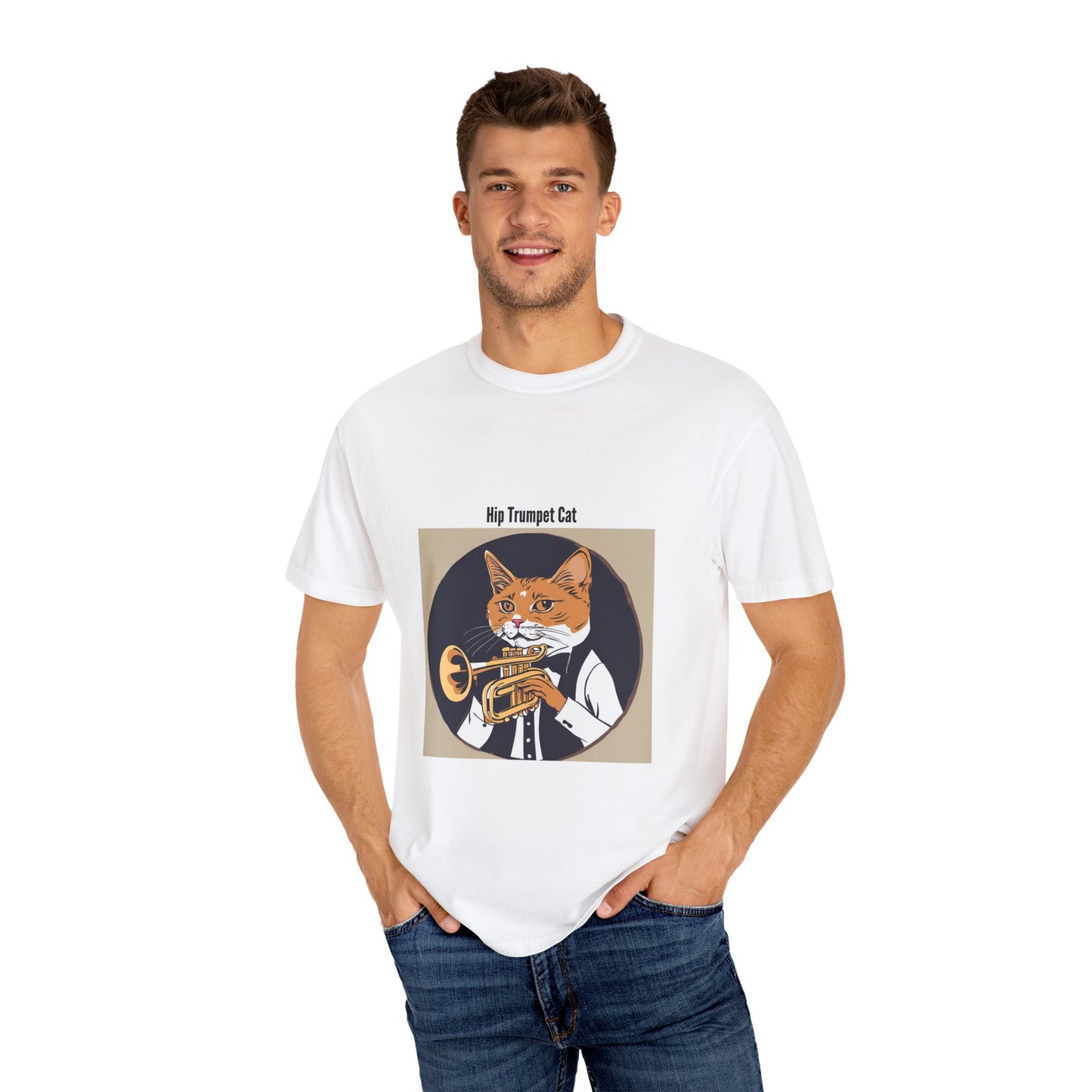 Hip Trumpet Cat T-shirt