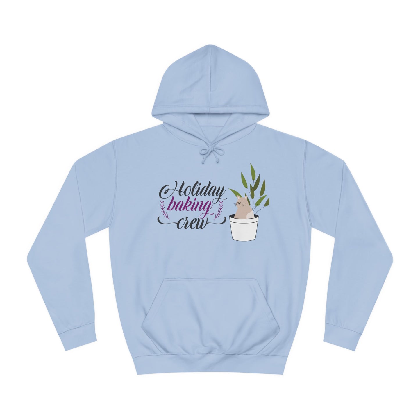 Cat Themed Holiday Baking Crew Hoodie