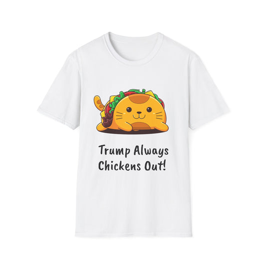 Funny Cat Taco T-Shirt, Unisex Tee, Humor Shirt, Gift for Pet Lovers, Political Humor, Casual Wear, Protest Wear