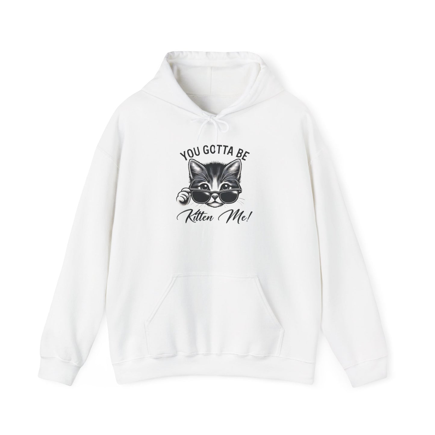 Funny Cat Hoodie - 'You Gotta Be Kitten Me!' & 'Not Today!'  Lazy Day Wear