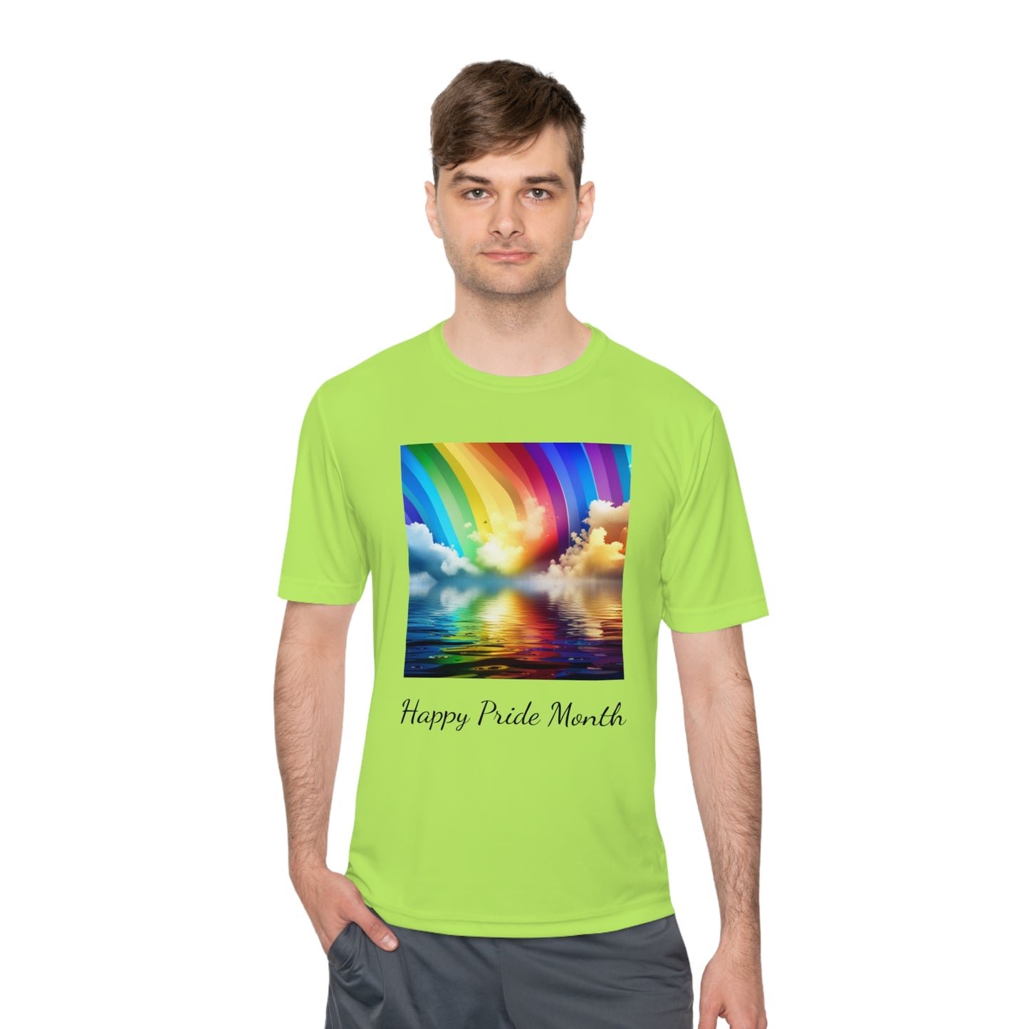 Happy Pride Month Unisex Moisture Wicking Tee