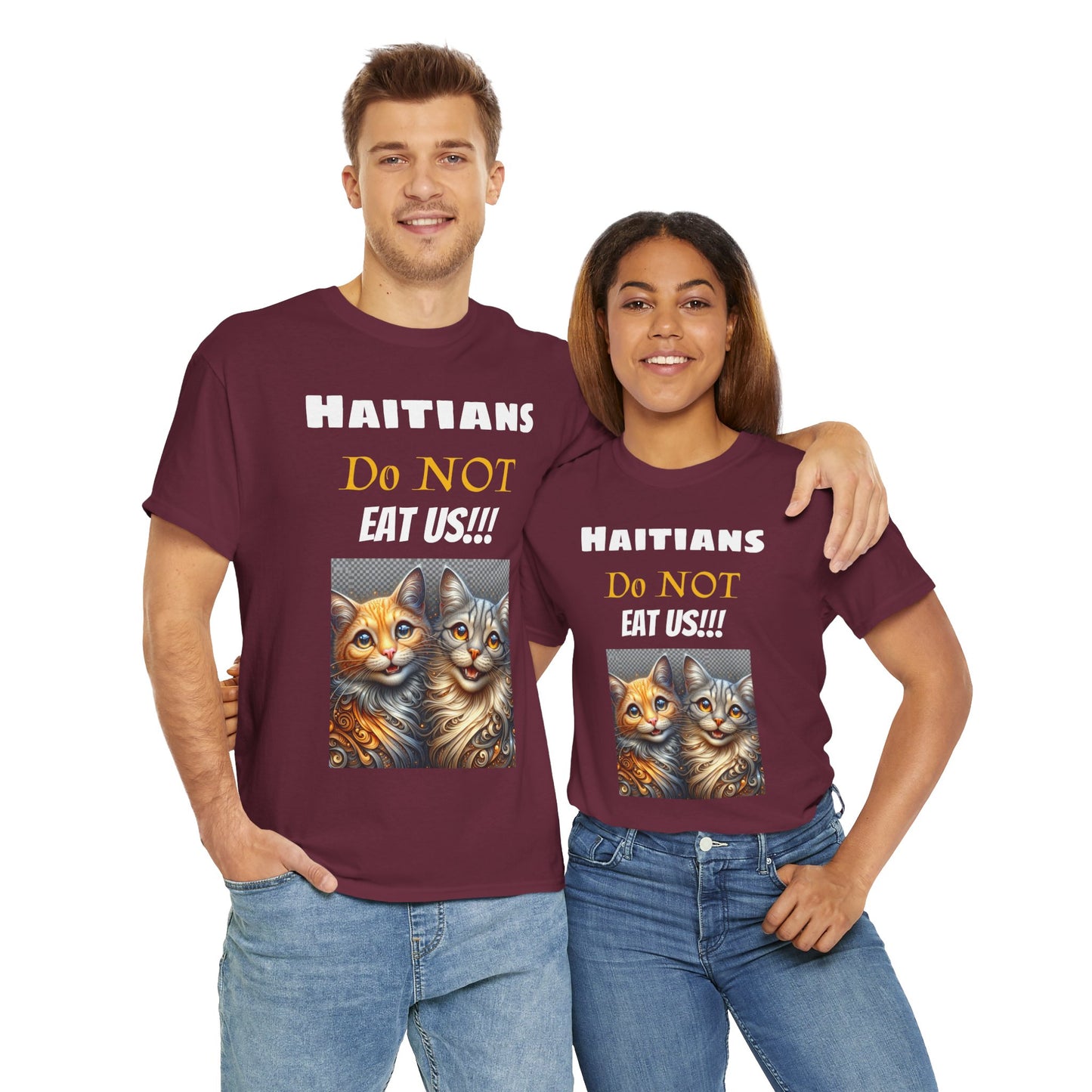 Haitians Don't Eat Cats Tee