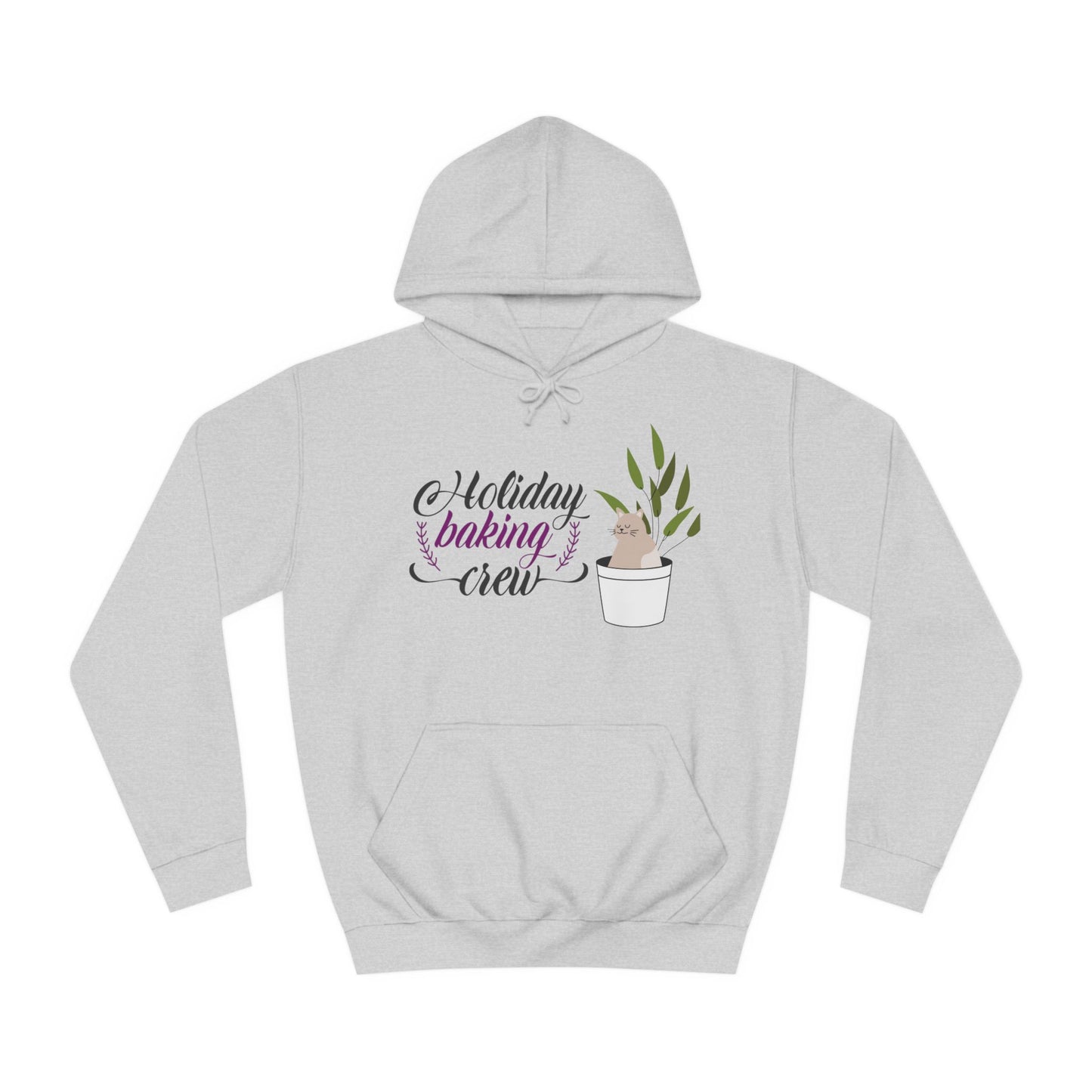 Cat Themed Holiday Baking Crew Hoodie