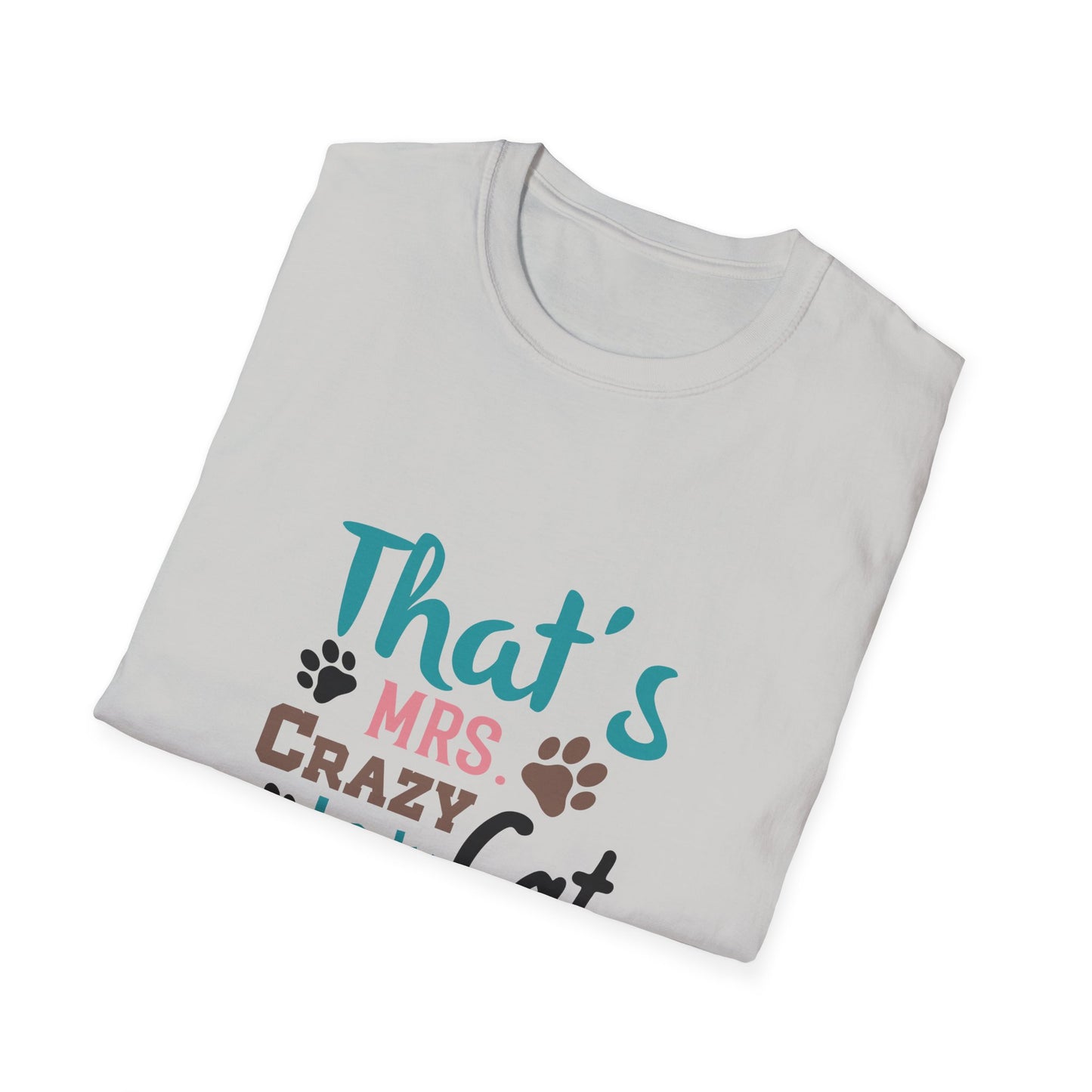 That's Mrs. Crazy Cat Lady Unisex T-Shirt | Cute Cat Lover Apparel