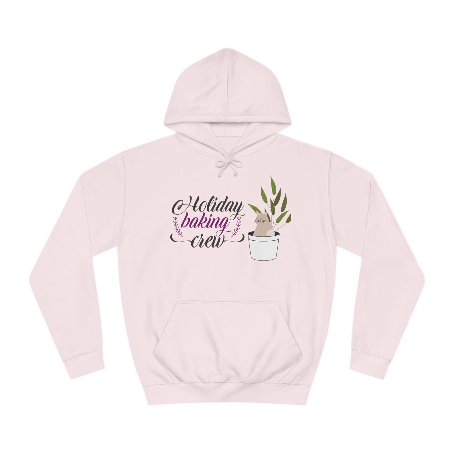 Cat Themed Holiday Baking Crew Hoodie