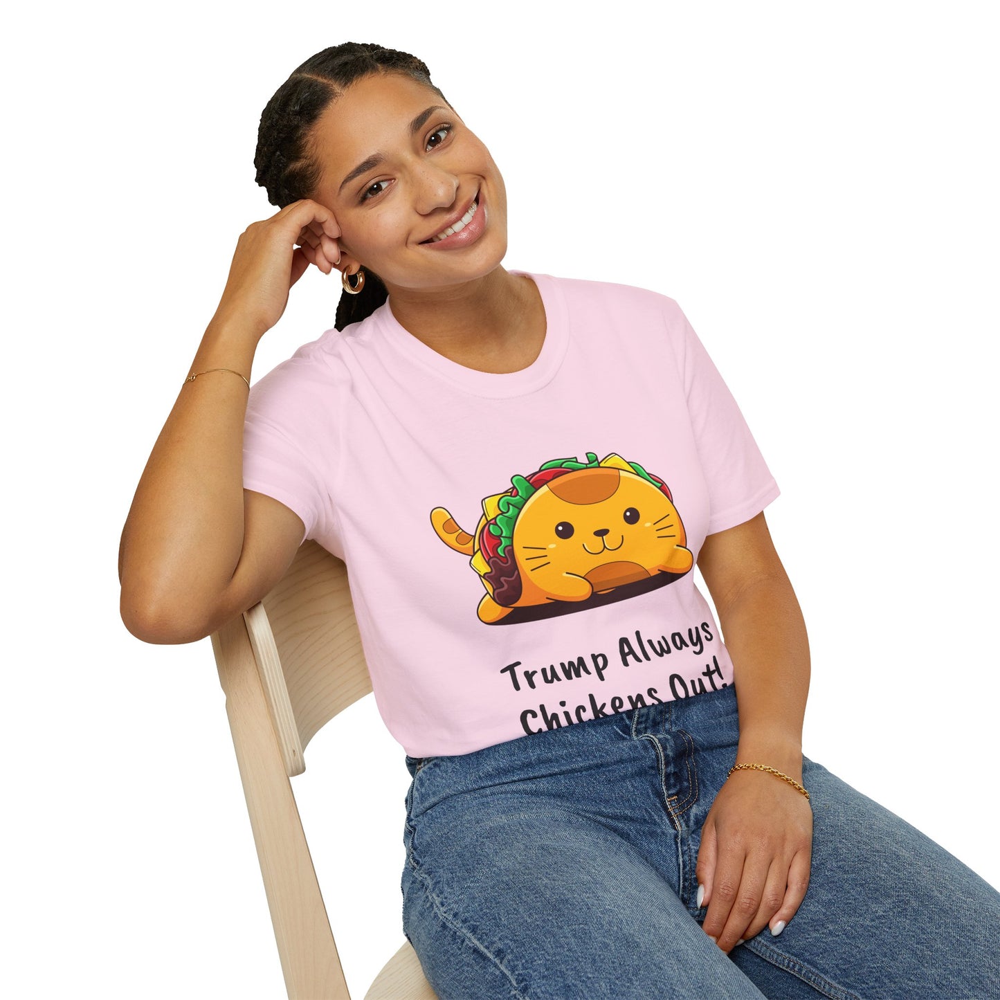 Funny Cat Taco T-Shirt, Unisex Tee, Humor Shirt, Gift for Pet Lovers, Political Humor, Casual Wear, Protest Wear