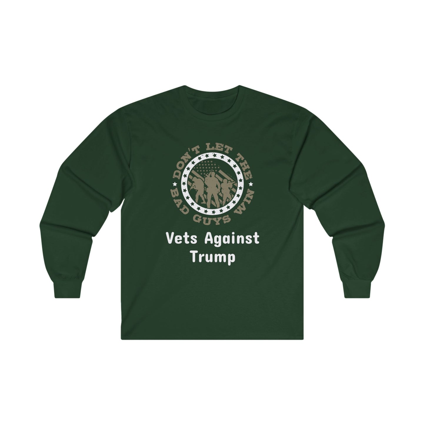 Political Activist Long Sleeve Tee - Vets Against Trump