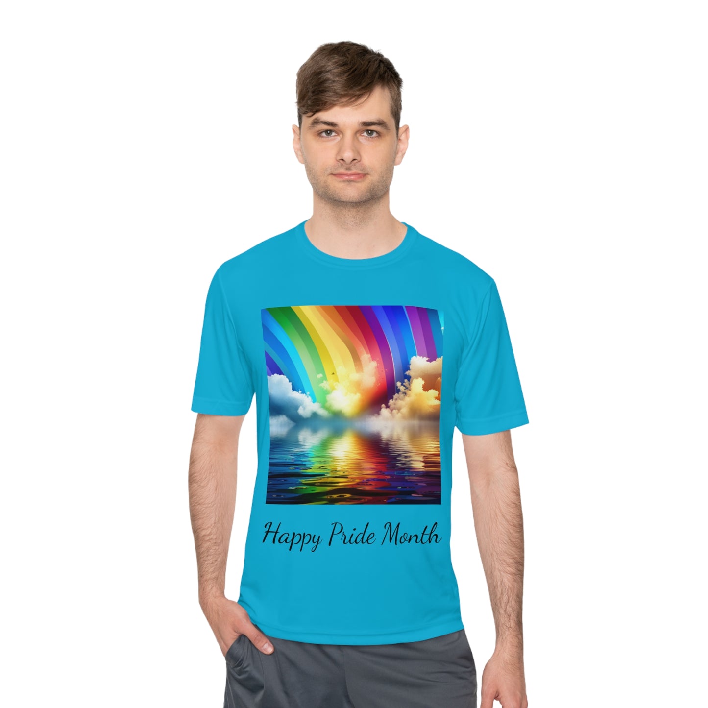 Happy Pride Month Unisex Moisture Wicking Tee