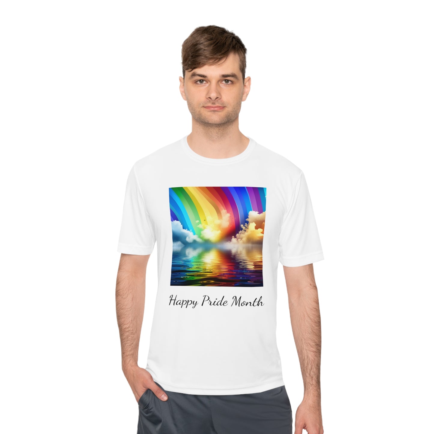Happy Pride Month Unisex Moisture Wicking Tee